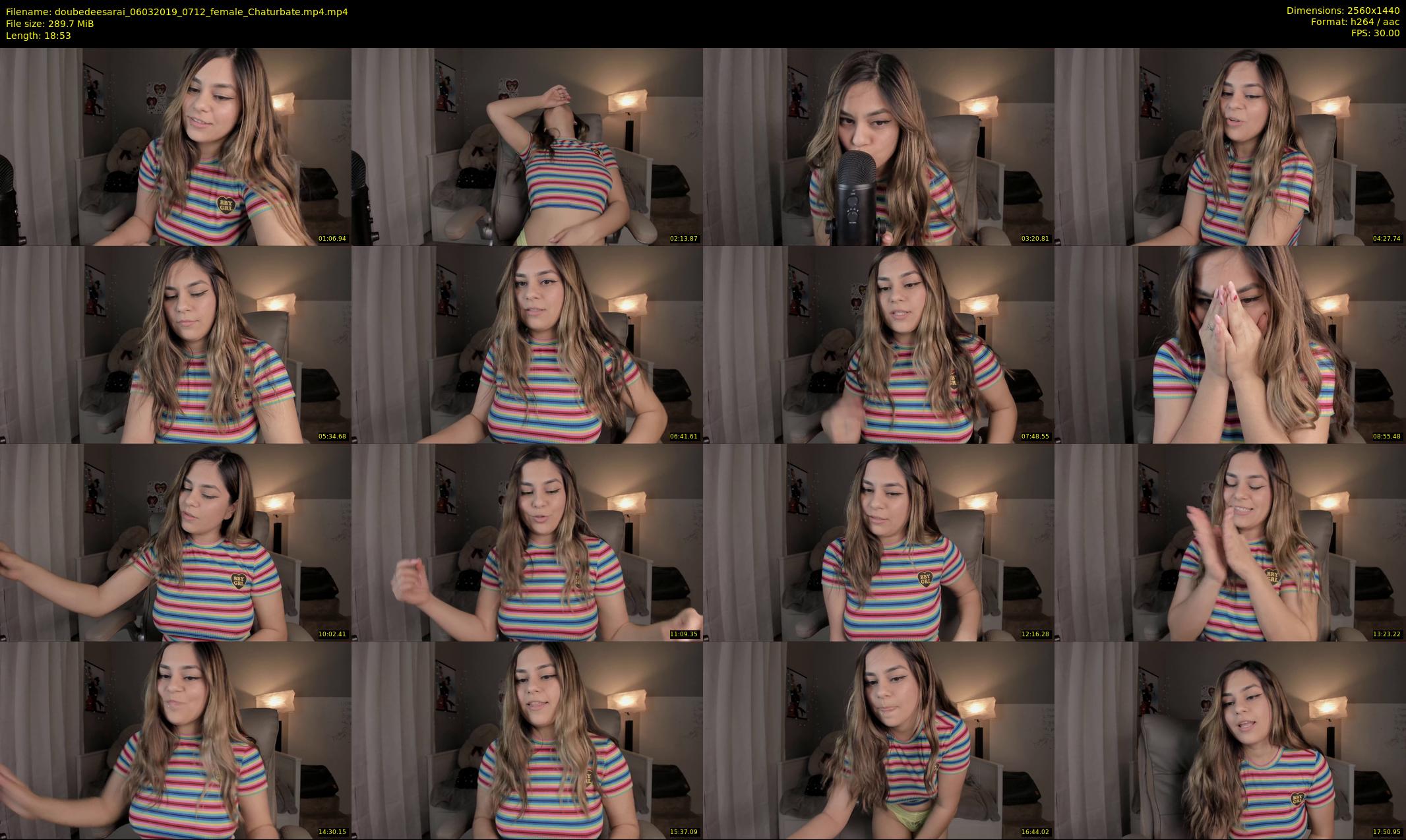 doubedeesarai — 19 minute Chaturbate female cam show recording, 1080p, Mar 6, 2019