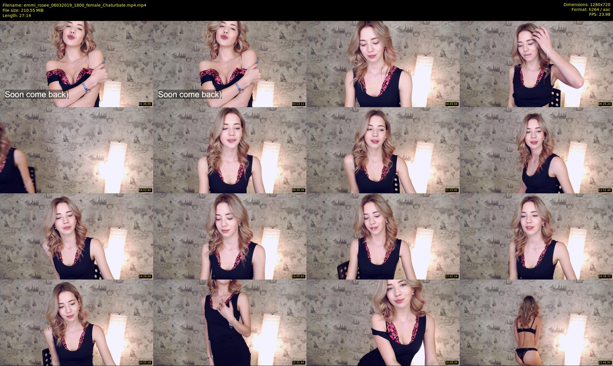 emmi_rosee — 28 minute Chaturbate female cam show recording, 720p, Mar 6, 2019