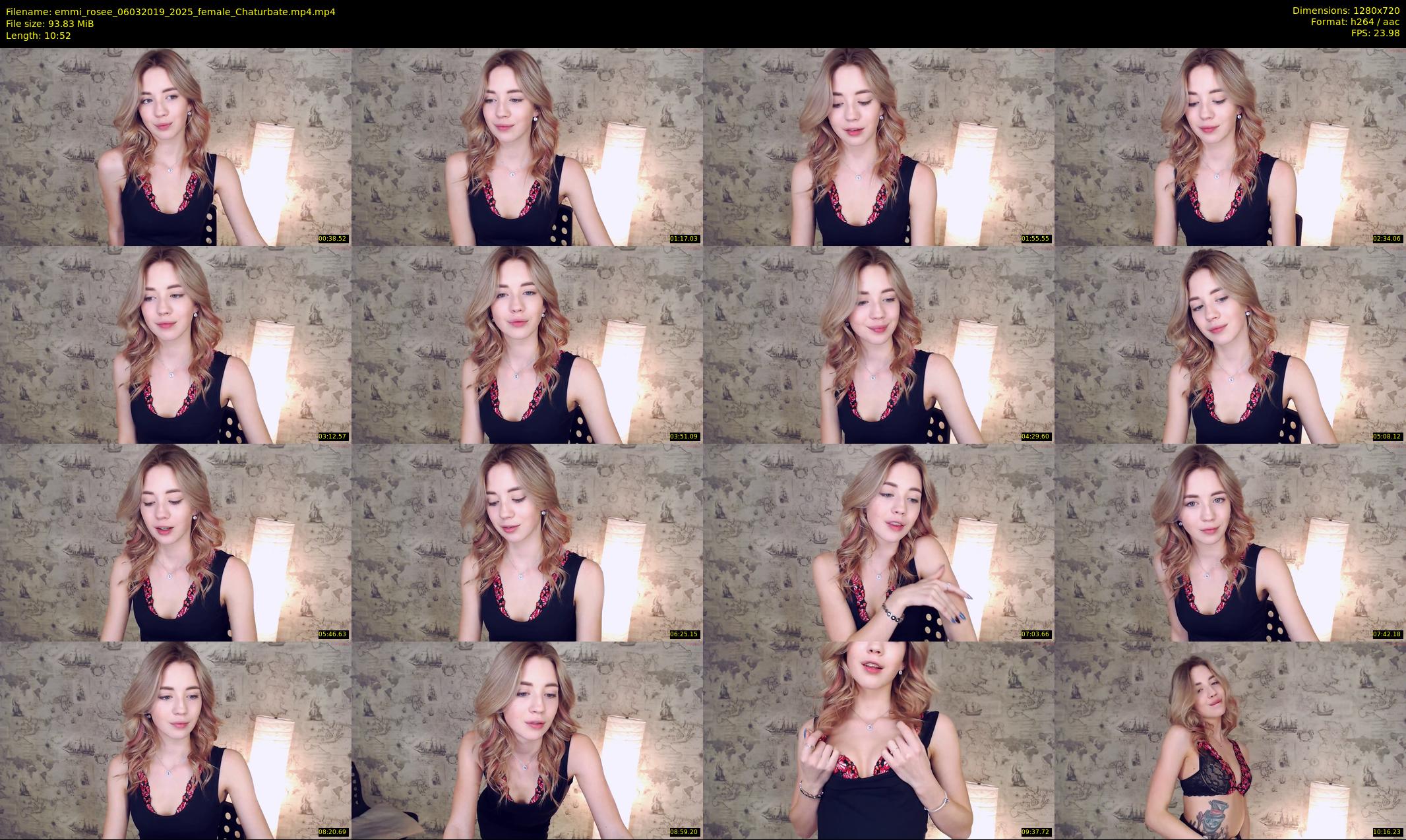 emmi_rosee — 11 minute Chaturbate female cam show recording, 720p, Mar 6, 2019
