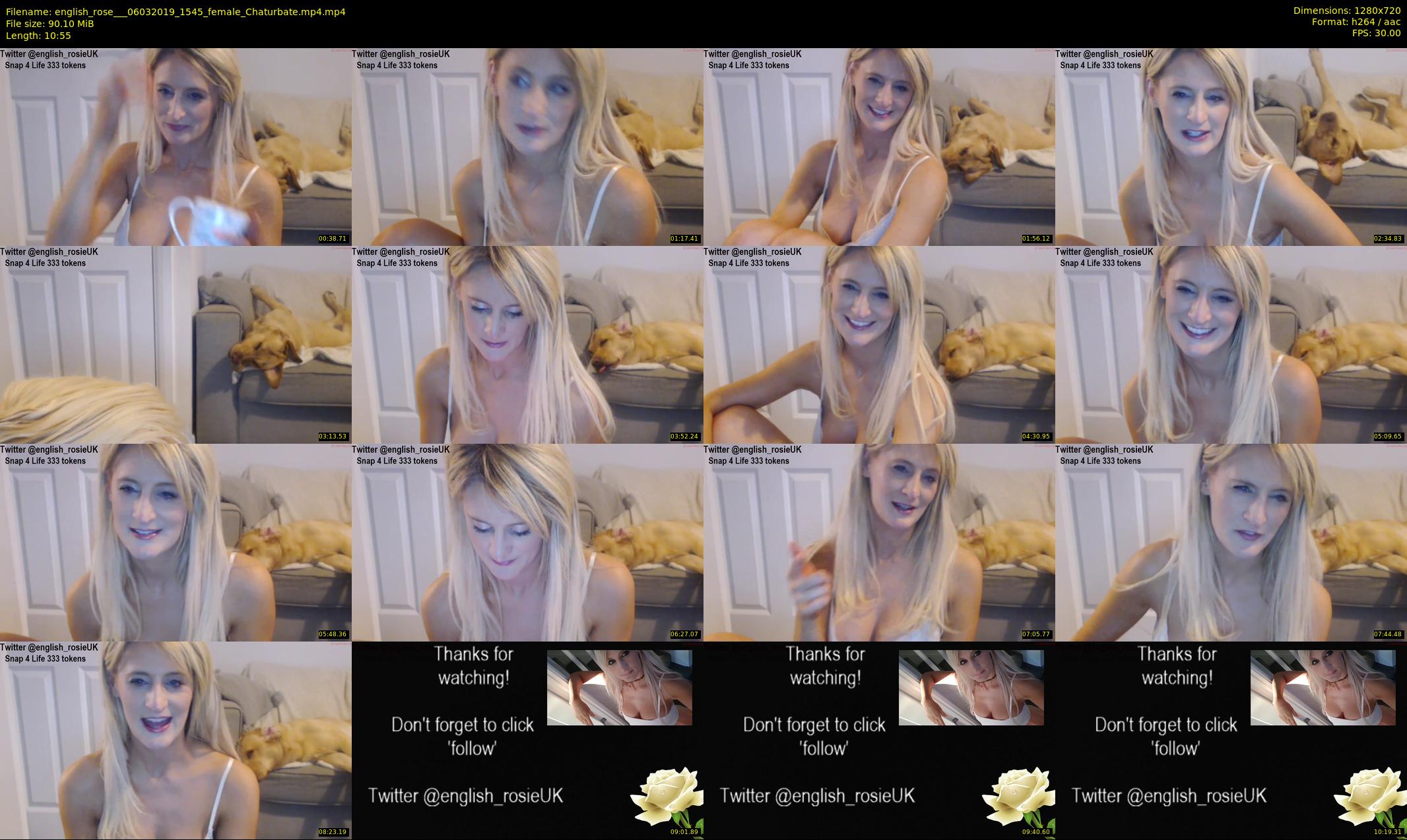 english_rose__ — 11 minute Chaturbate female cam show recording, 720p, Mar 6, 2019