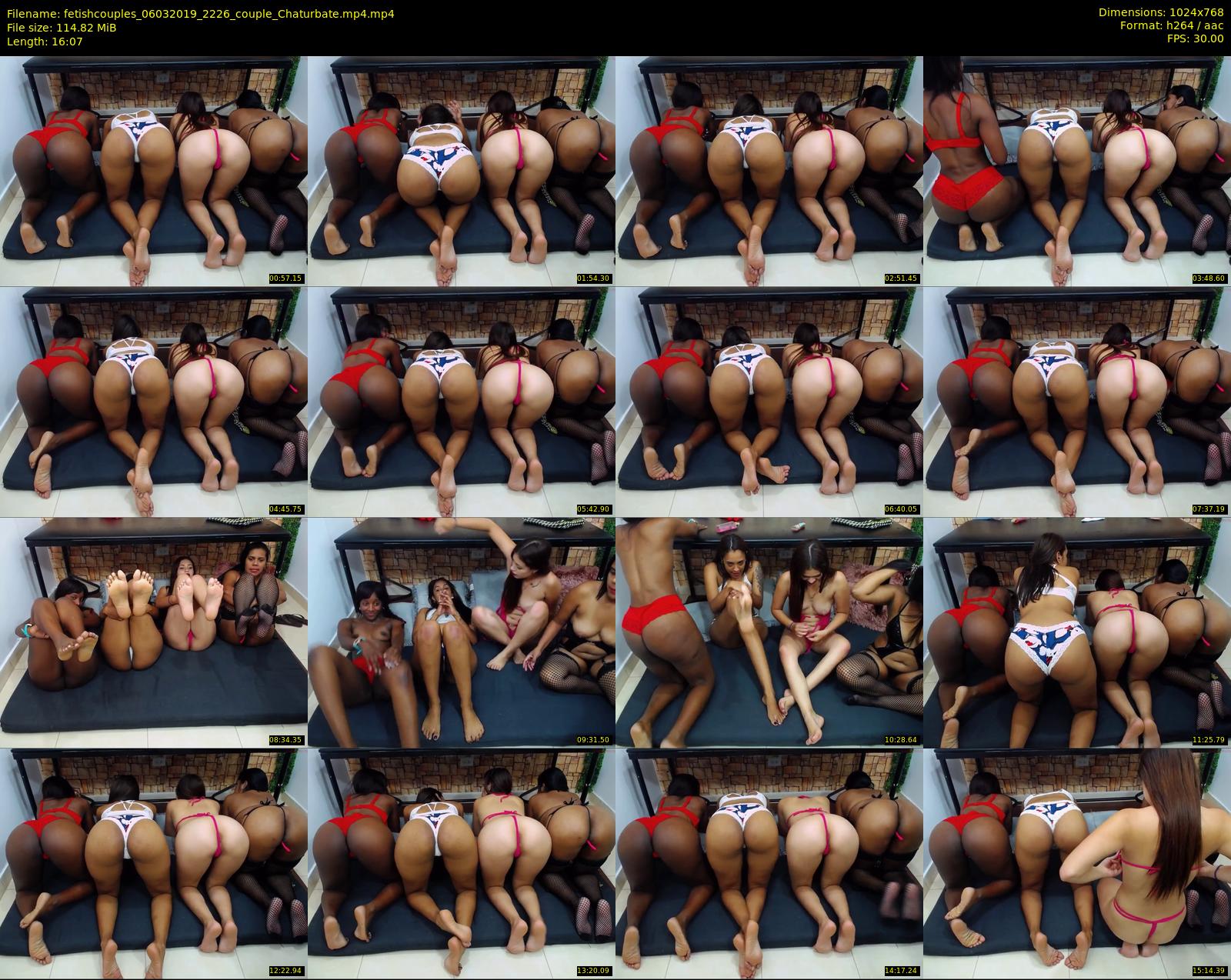 fetishcouples — 17 minute Chaturbate couple cam show recording, 720p, Mar 6, 2019