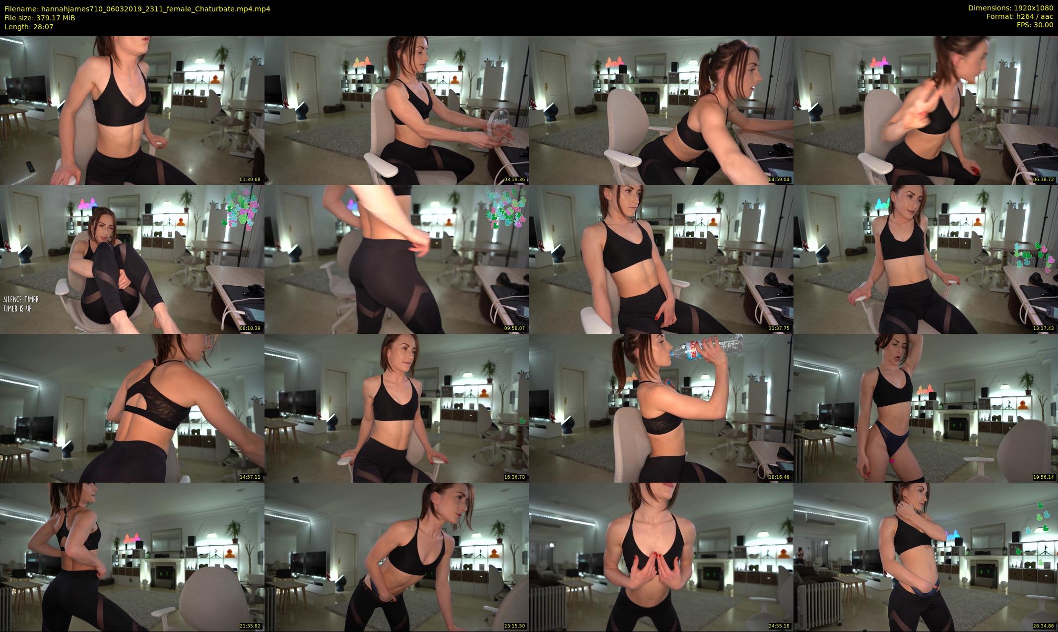 hannahjames710 — 29 minute Chaturbate female cam show recording, 1080p, Mar 6, 2019