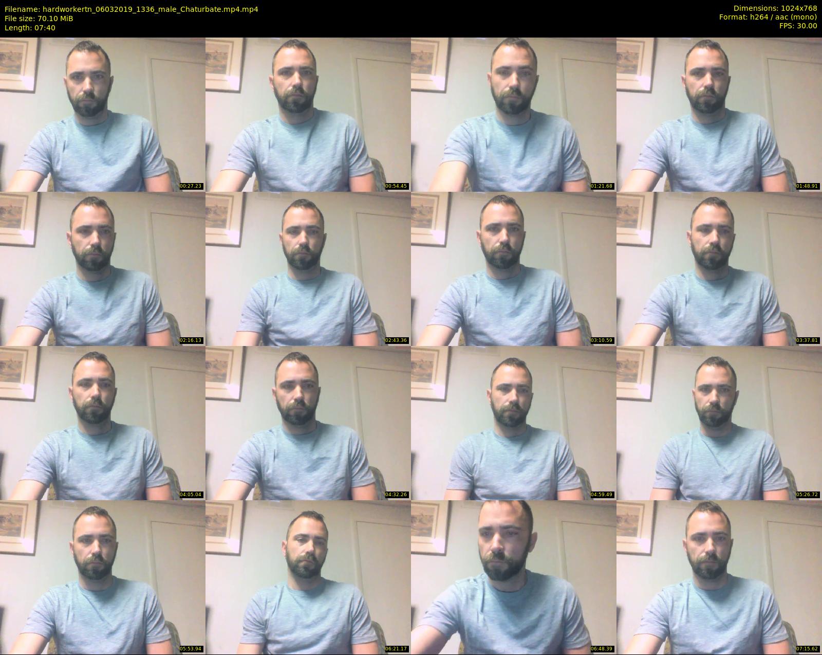 hardworkertn — 8 minute Chaturbate male cam show recording, 720p, Mar 6, 2019