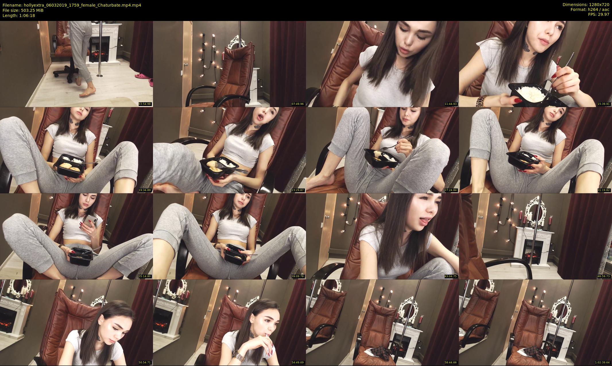 hollyextra — 67 minute Chaturbate female cam show recording, 720p, Mar 6, 2019