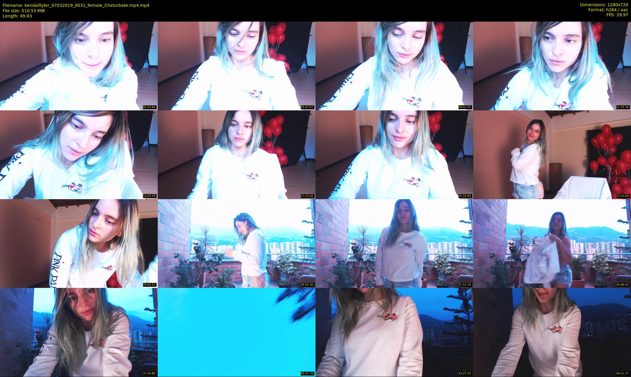 kendalltyler — 50 minute Chaturbate female cam show recording, 720p, Mar 7, 2019