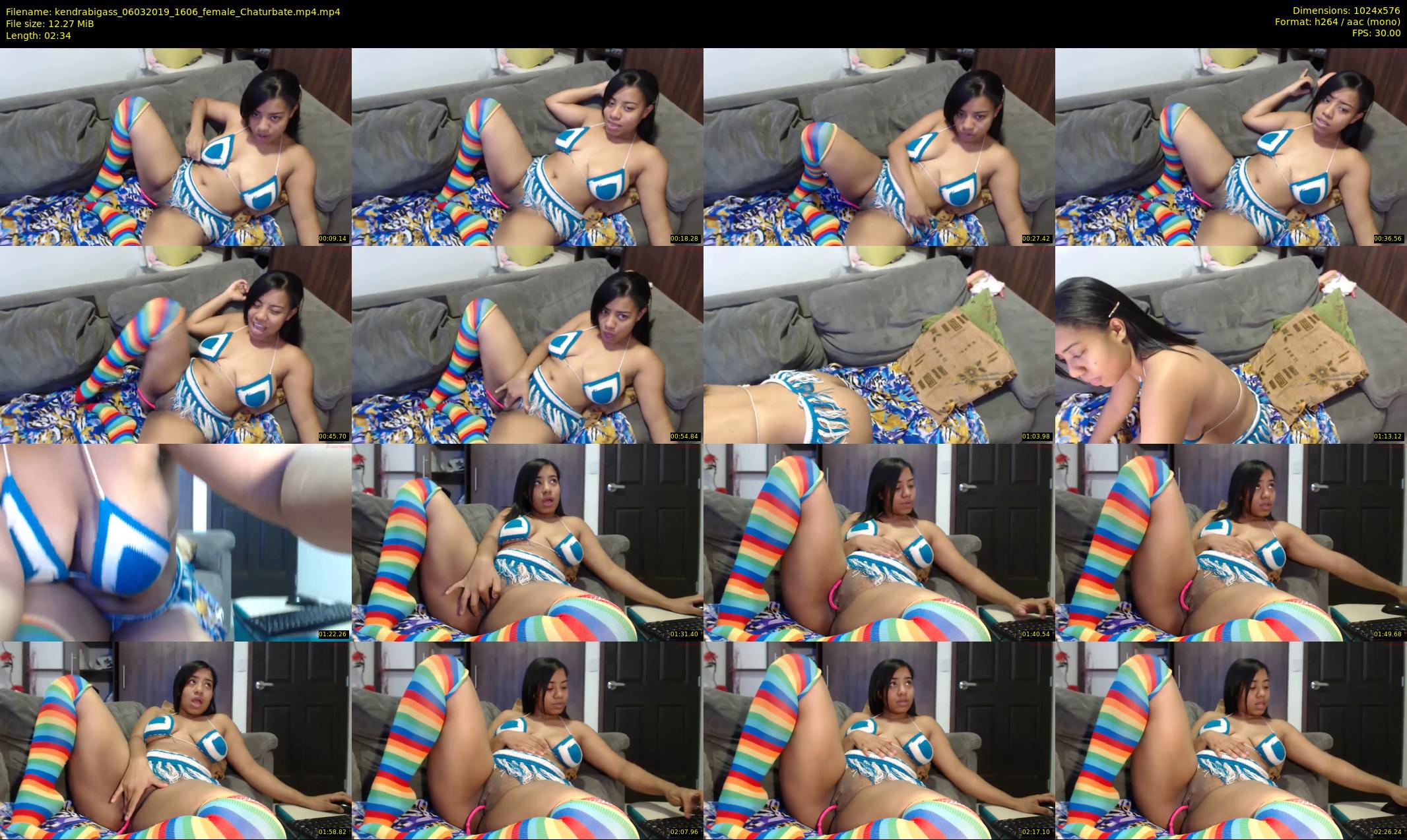 kendrabigass — 3 minute Chaturbate female cam show recording, 480p, Mar 6, 2019