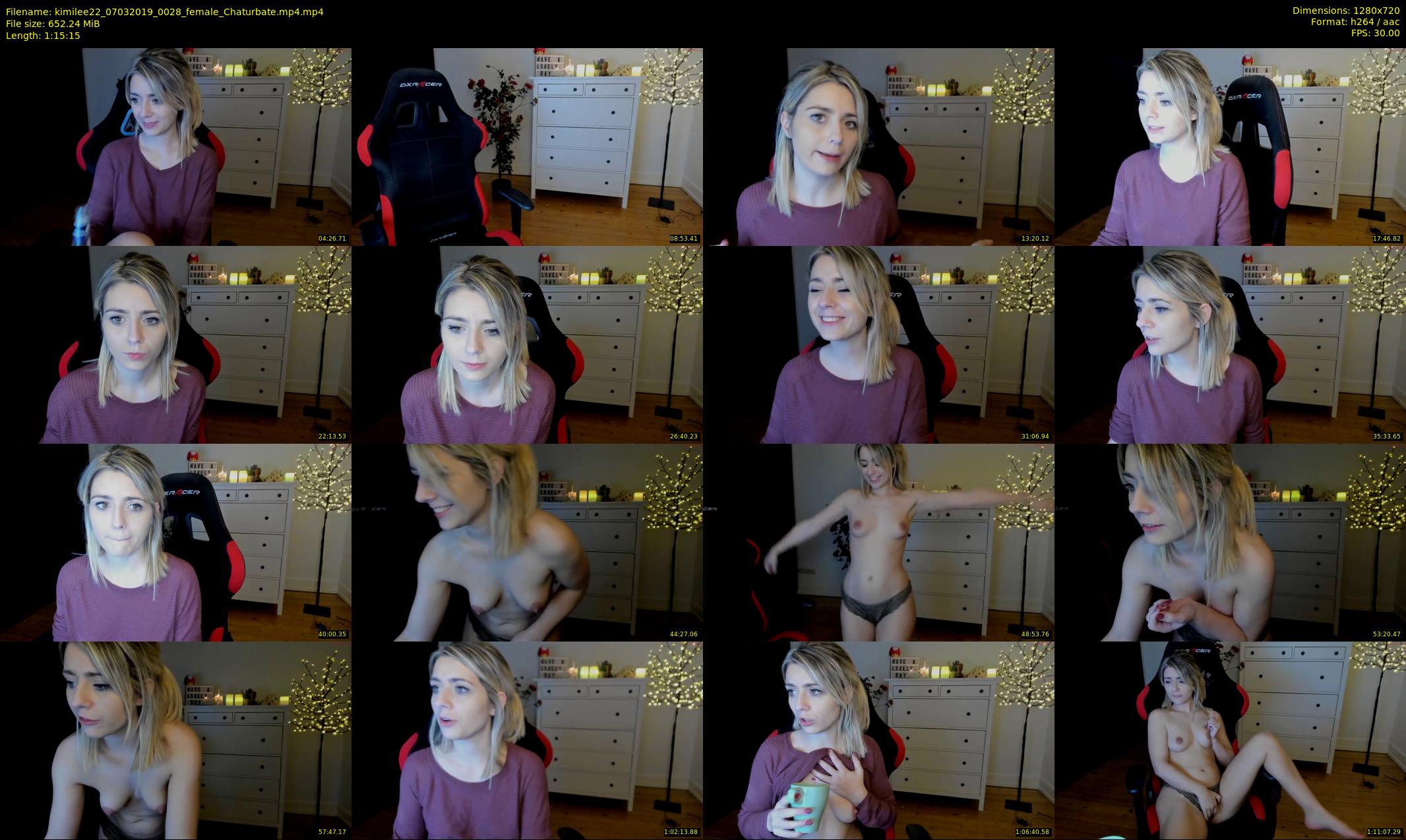 kimilee22 — 76 minute Chaturbate female cam show recording, 720p, Mar 7, 2019