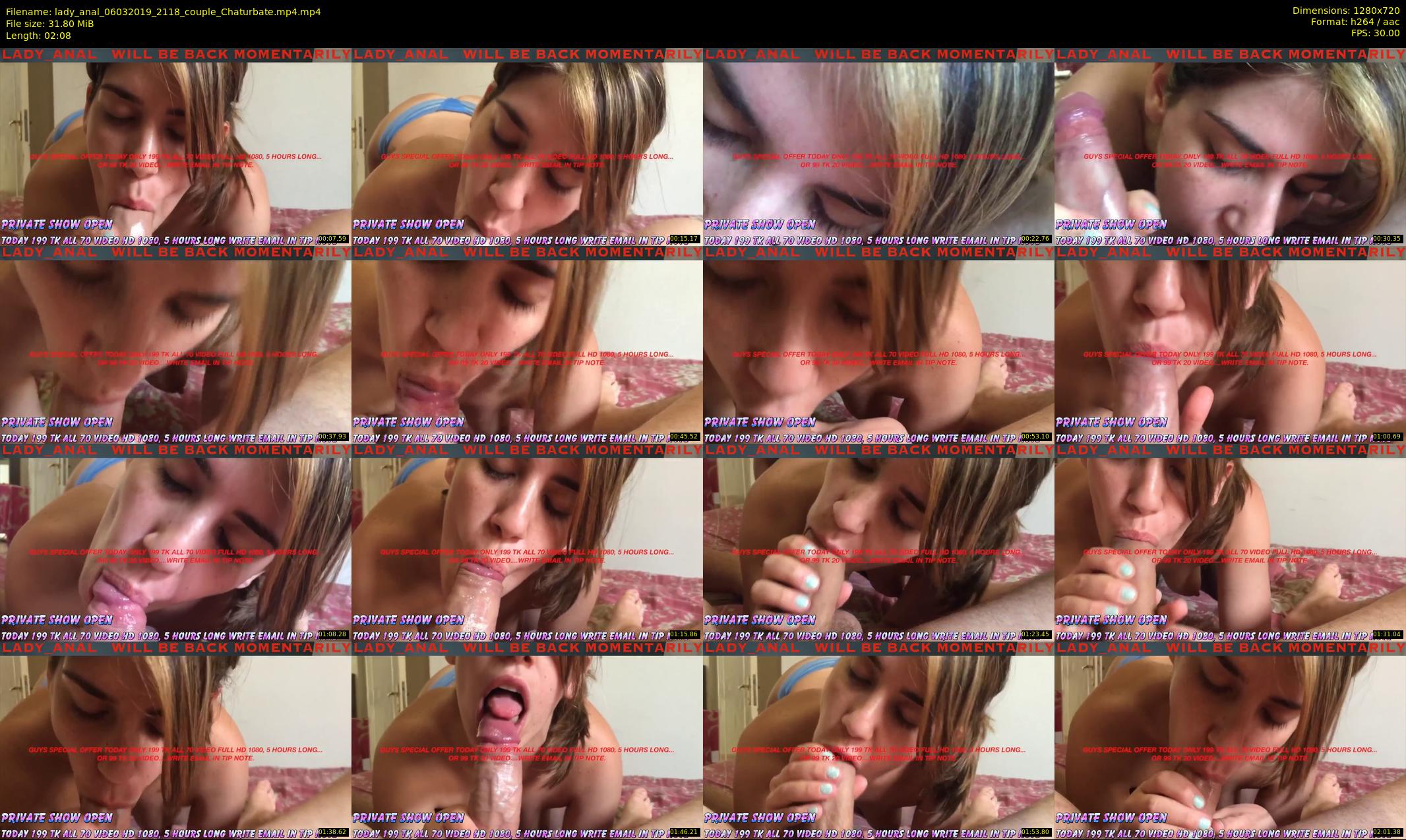 lady_anal — 3 minute Chaturbate female cam show recording, 720p, Mar 6, 2019