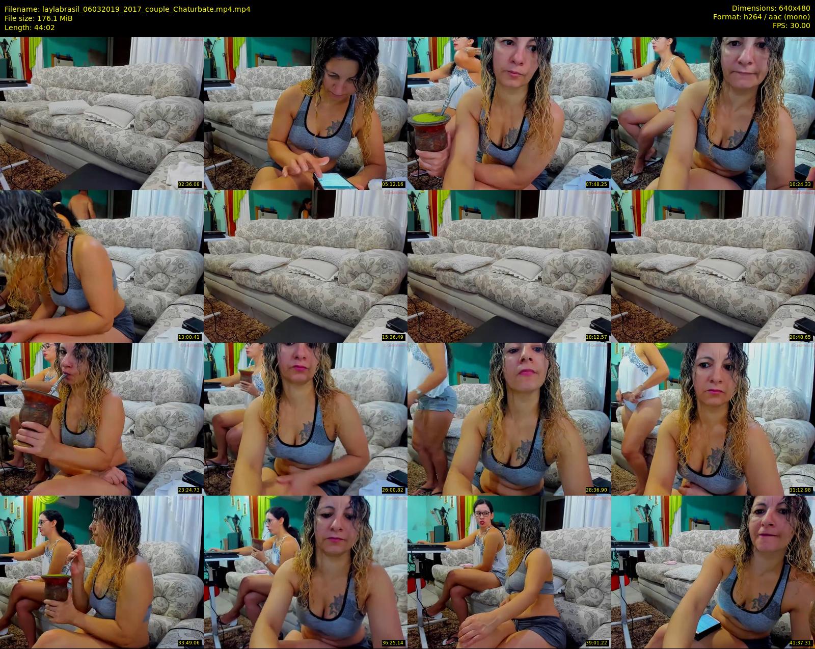 laylabrasil — 45 minute Chaturbate female cam show recording, 480p, Mar 6, 2019