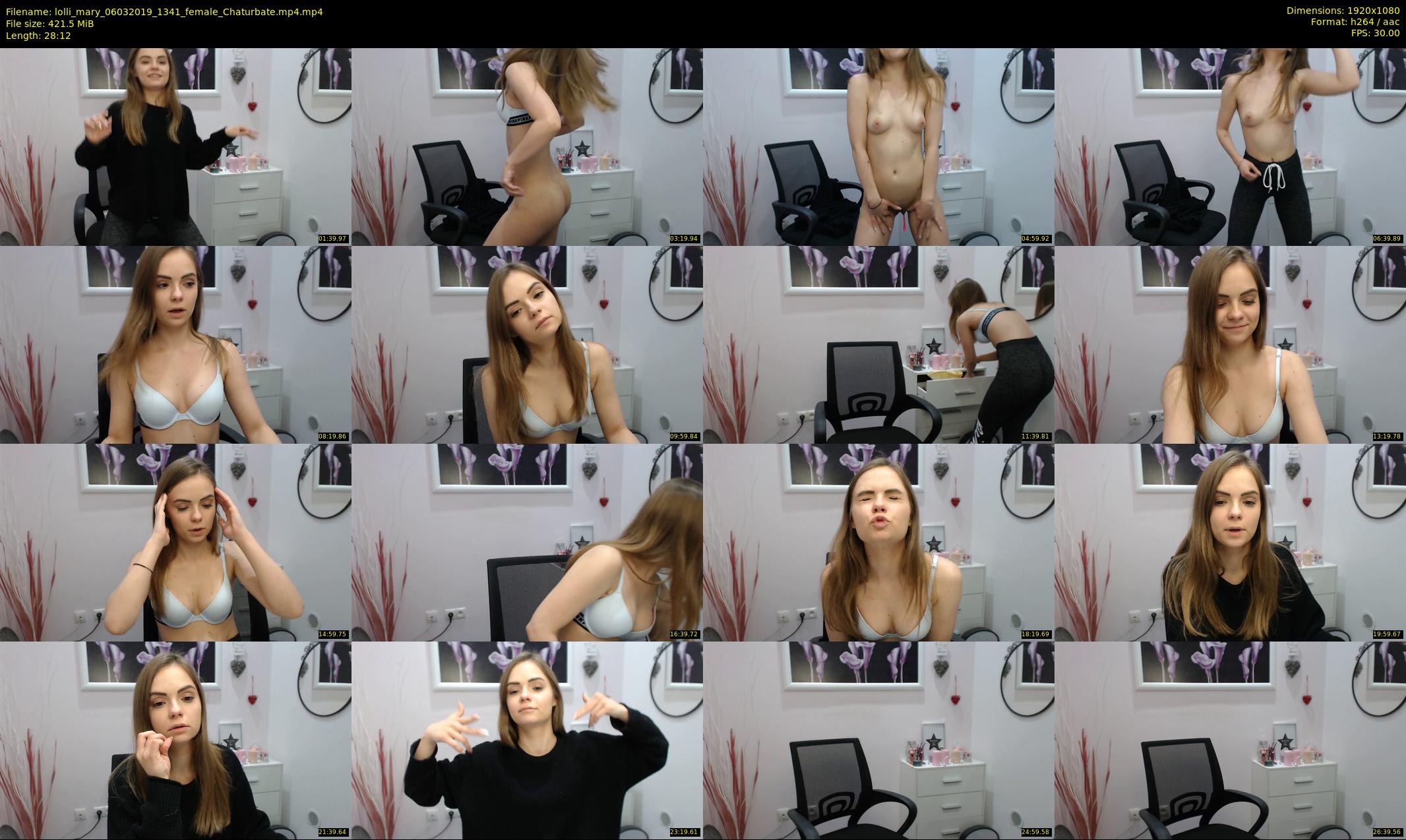 lolli_mary — 29 minute Chaturbate female cam show recording, 1080p, Mar 6, 2019