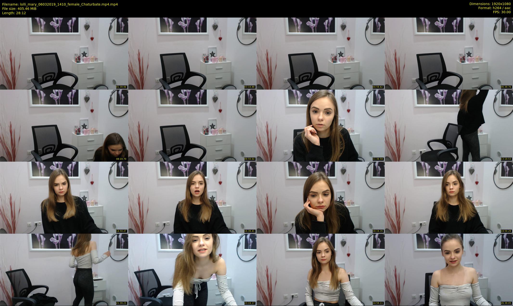 lolli_mary — 29 minute Chaturbate female cam show recording, 1080p, Mar 6, 2019