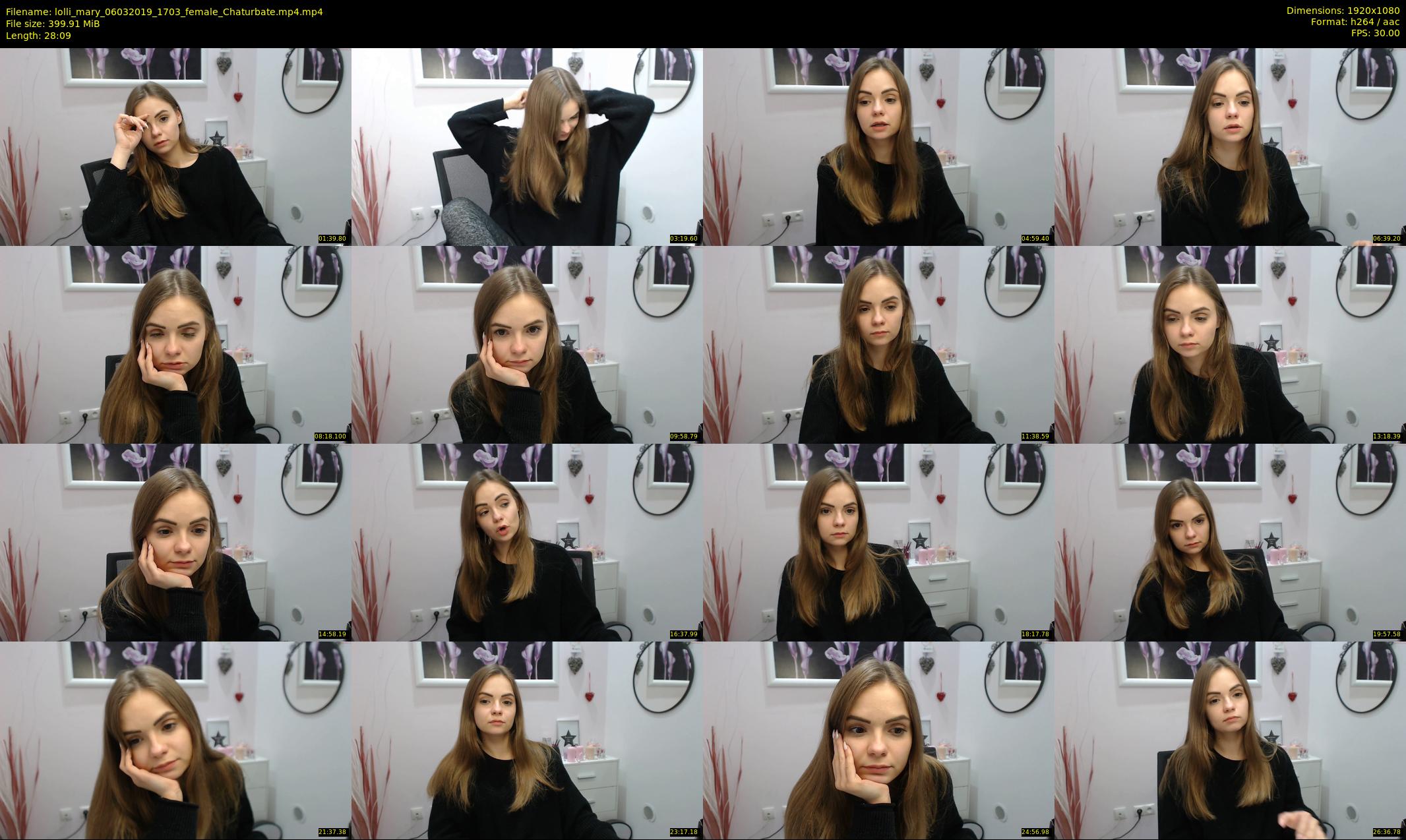 lolli_mary — 29 minute Chaturbate female cam show recording, 1080p, Mar 6, 2019