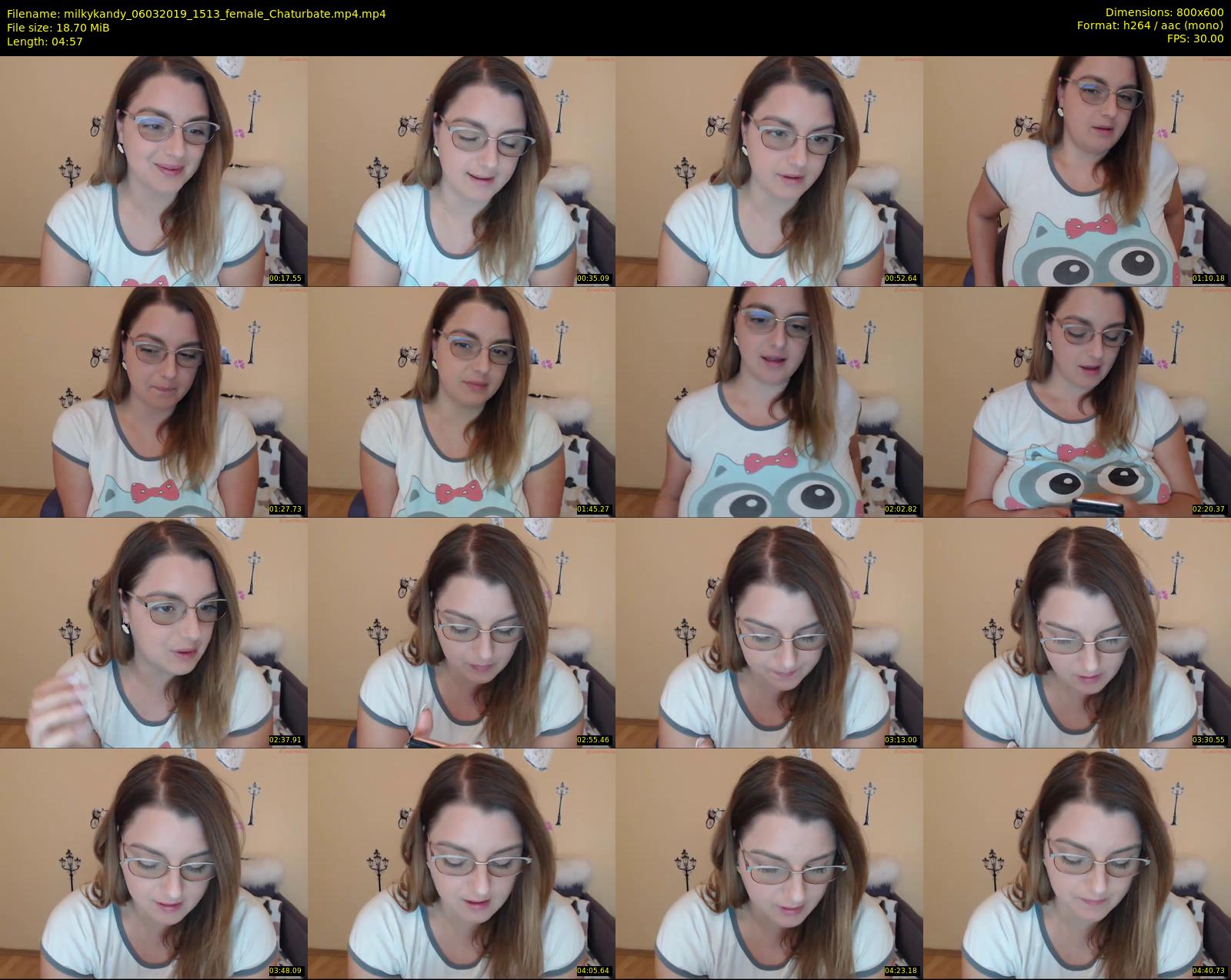 milkykandy — 5 minute Chaturbate female cam show recording, 480p, Mar 6, 2019