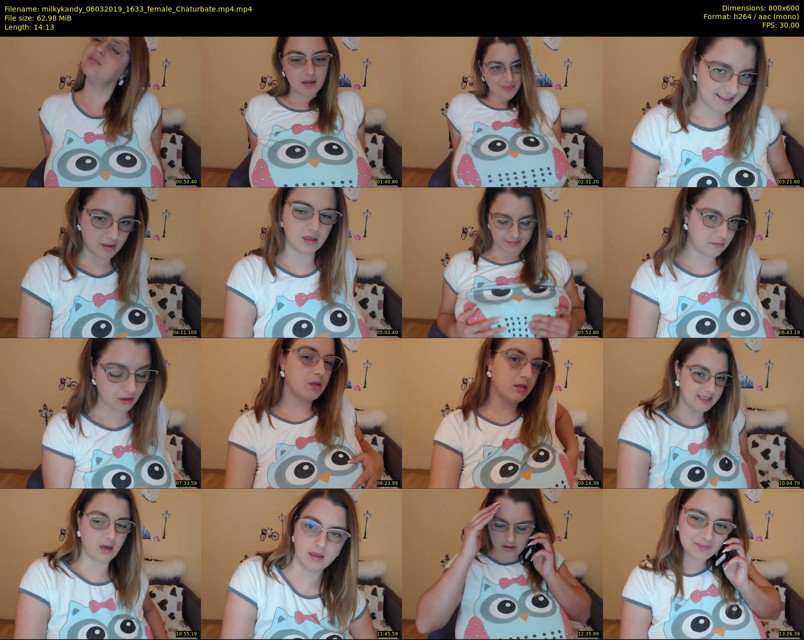 milkykandy — 15 minute Chaturbate female cam show recording, 480p, Mar 6, 2019