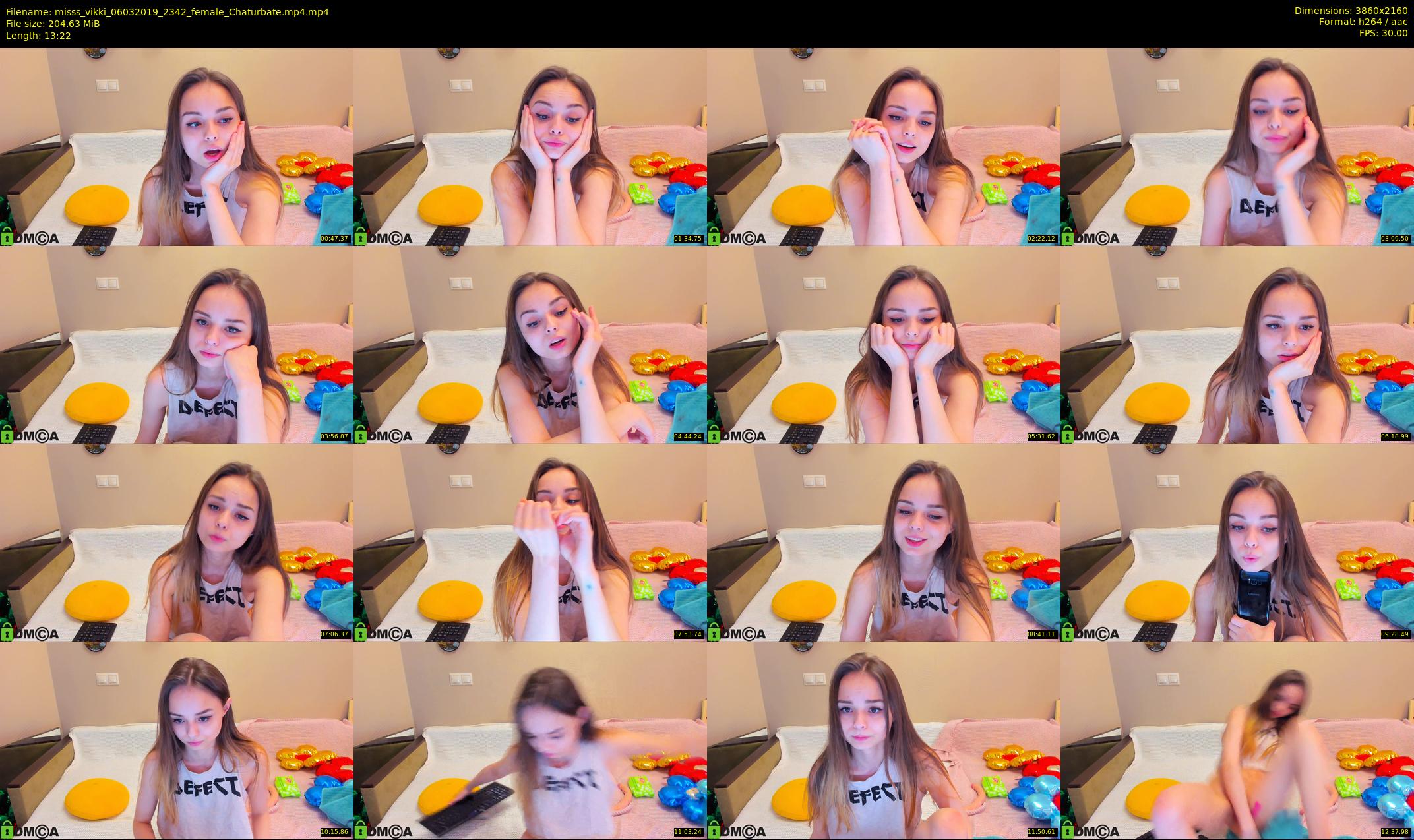 misss_vikki — 14 minute Chaturbate female cam show recording, 4K, Mar 6, 2019