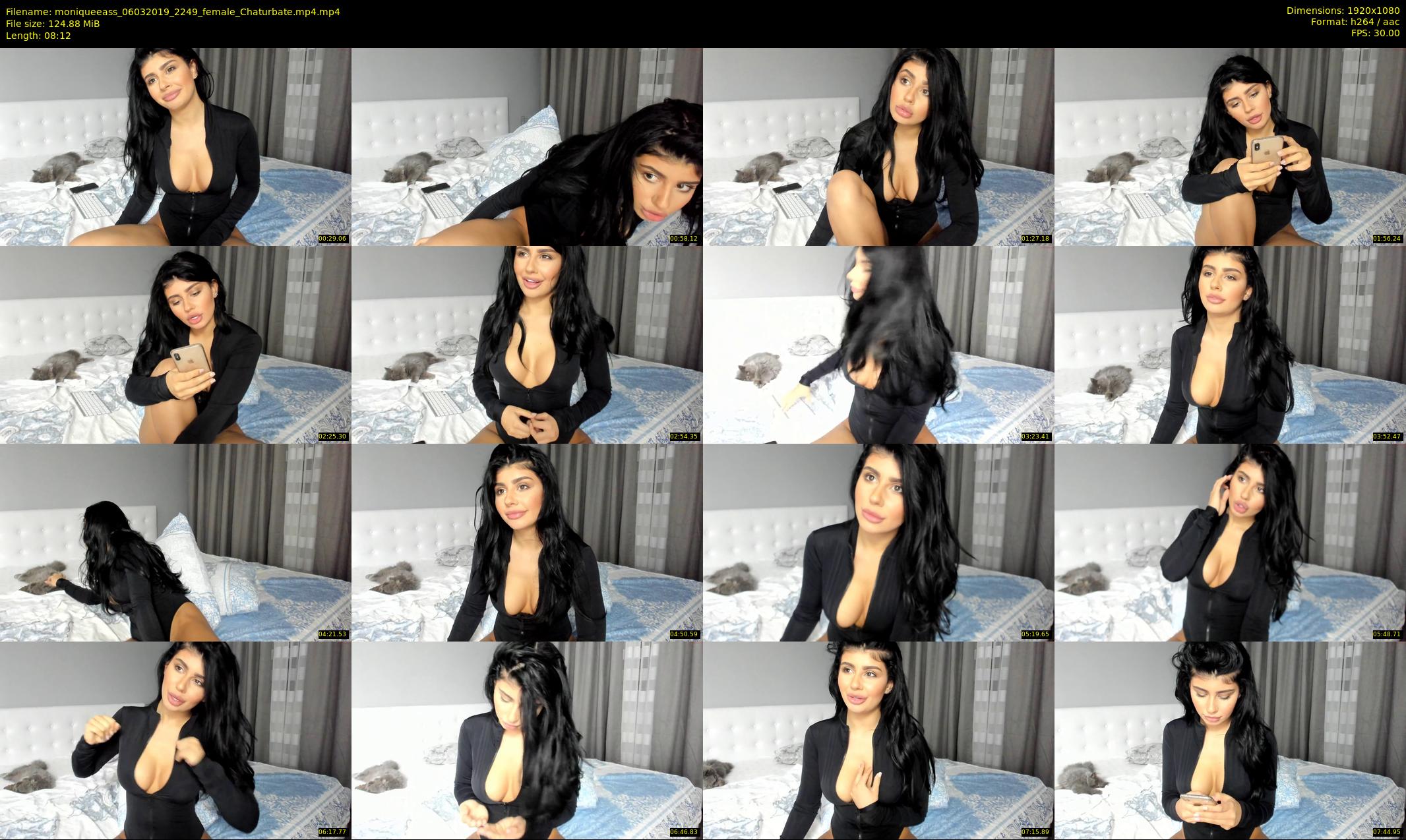 moniqueeass — 9 minute Chaturbate female cam show recording, 1080p, Mar 6, 2019