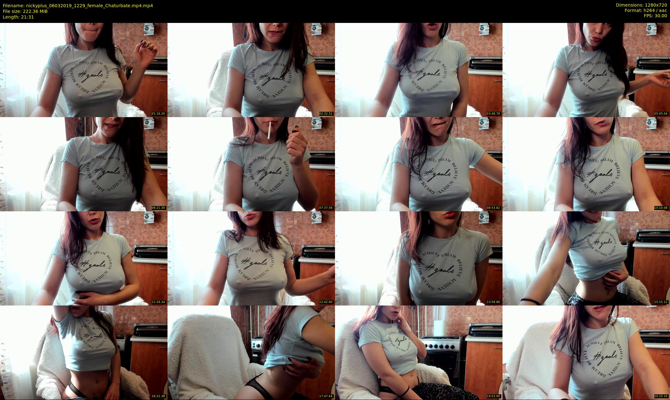 nickyplus — 22 minute Chaturbate couple cam show recording, 720p, Mar 6, 2019