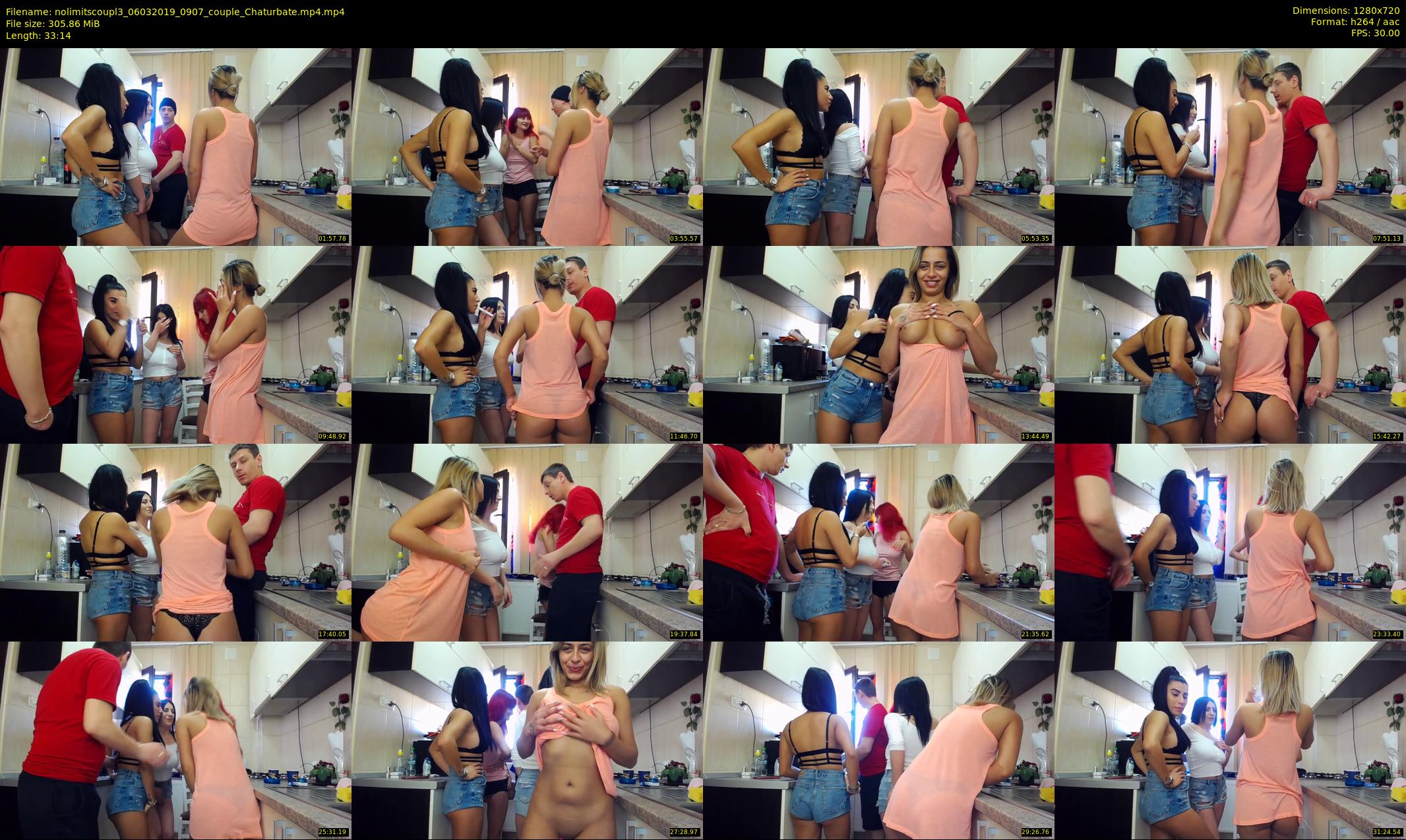nolimitscoupl3 — 34 minute Chaturbate couple cam show recording, 720p, Mar 6, 2019