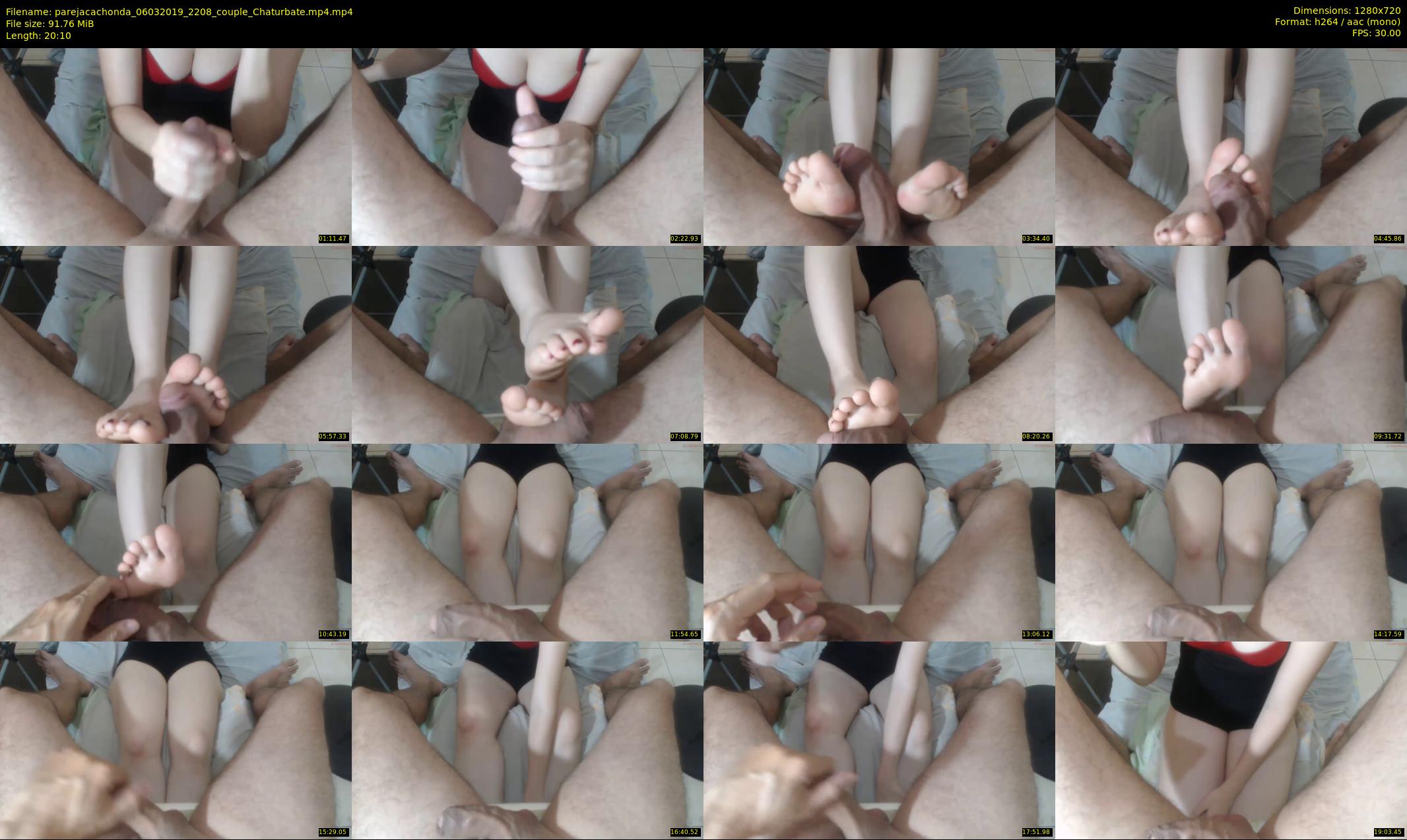 parejacachonda — 21 minute Chaturbate couple cam show recording, 720p, Mar 6, 2019