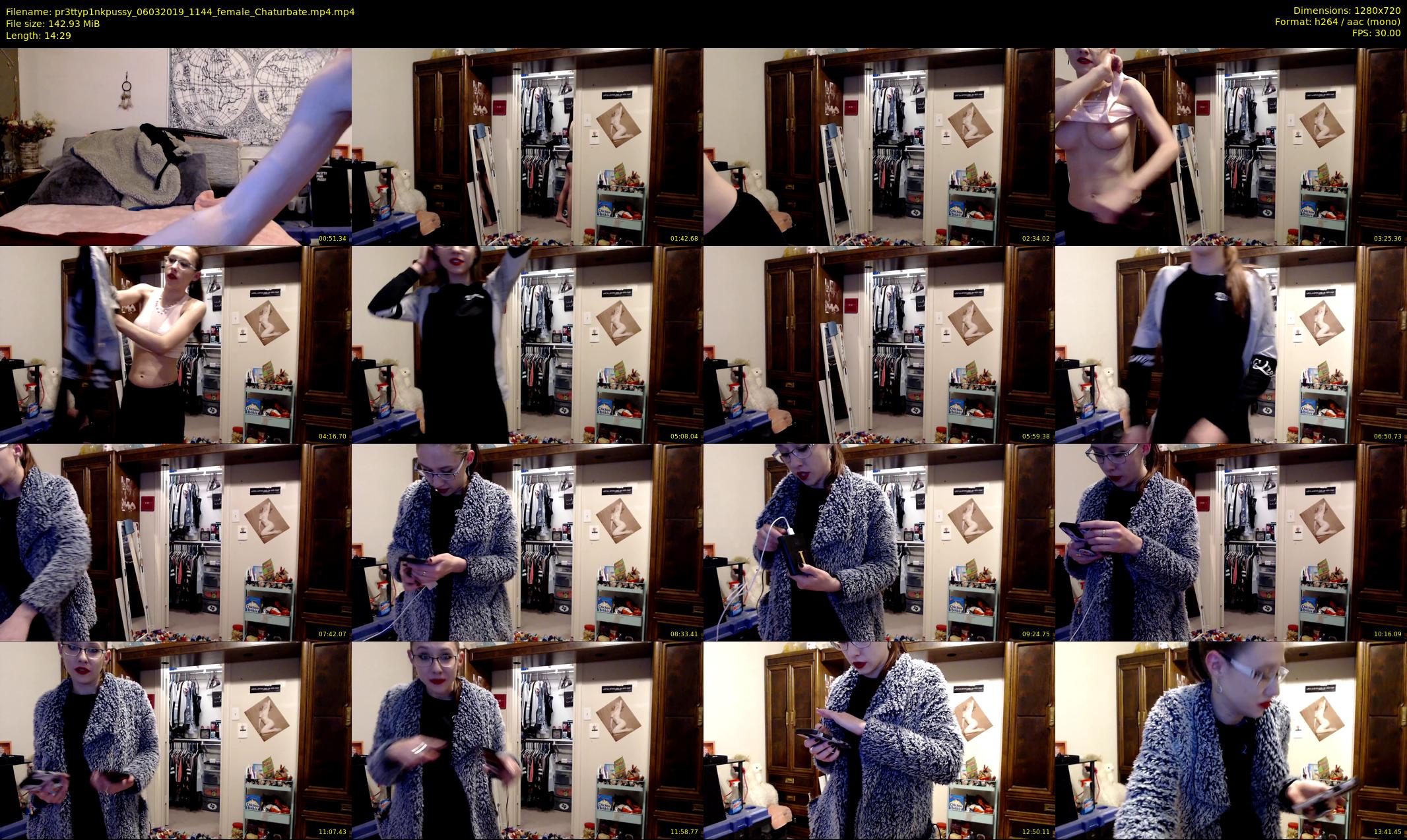 pr3ttyp1nkpussy — 15 minute Chaturbate couple cam show recording, 720p, Mar 6, 2019