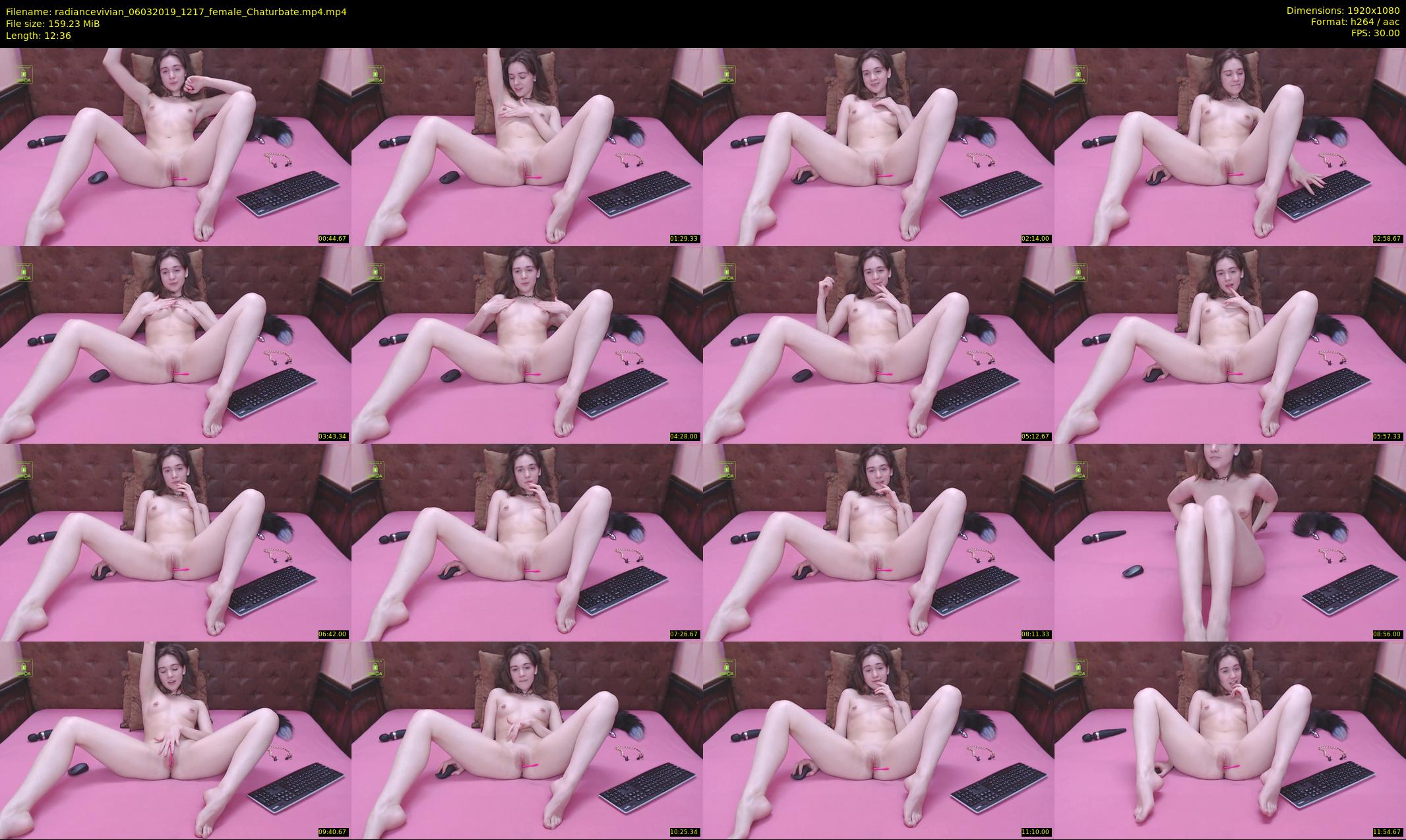 radiancevivian — 13 minute Chaturbate female cam show recording, 1080p, Mar 6, 2019