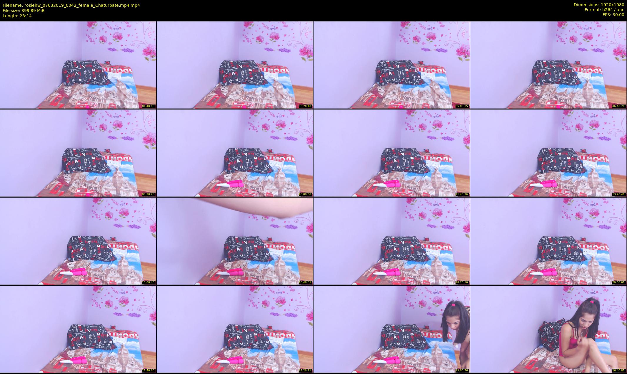 rosiehw — 29 minute Chaturbate couple cam show recording, 1080p, Mar 7, 2019