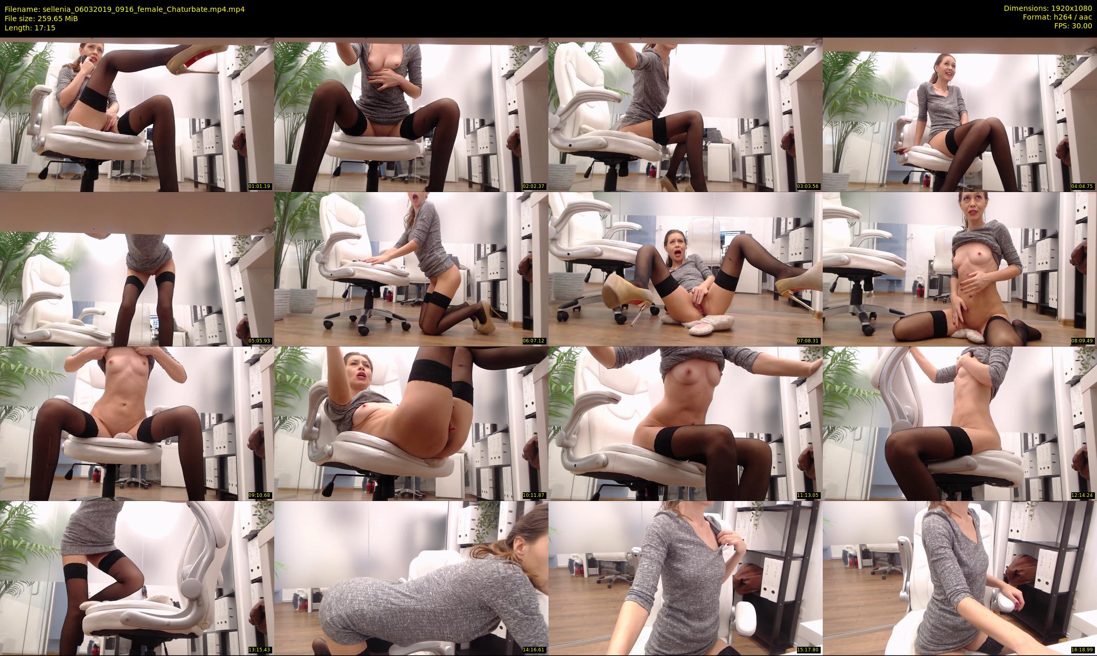 sellenia — 18 minute Chaturbate female cam show recording, 1080p, Mar 6, 2019