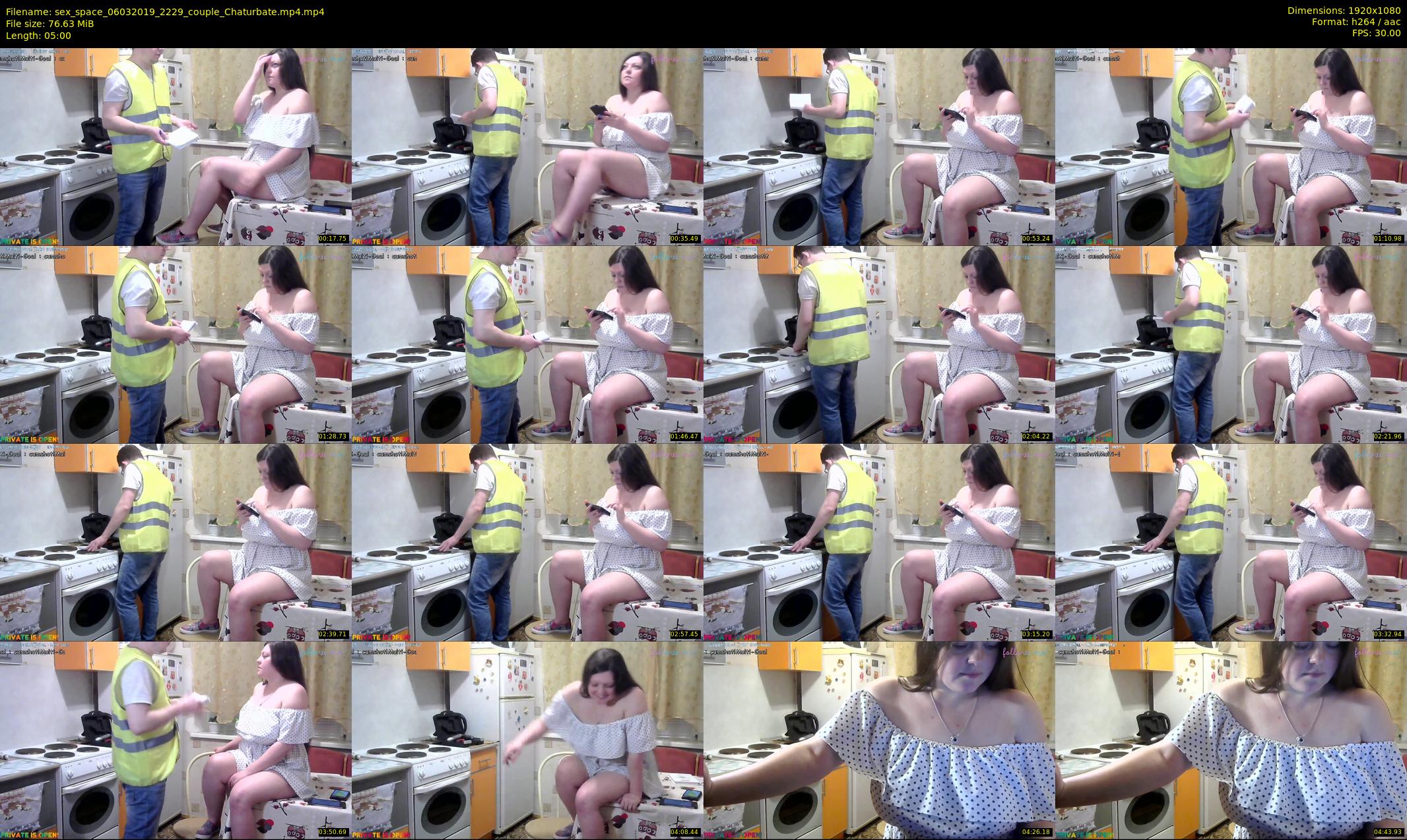 sex_space — 5 minute Chaturbate couple cam show recording, 1080p, Mar 6, 2019