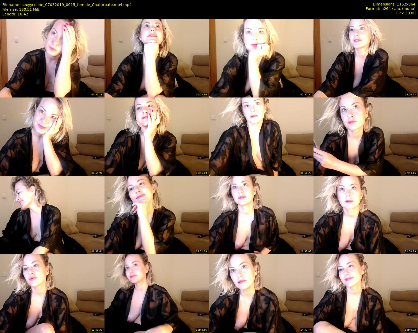 sexyyceline — 17 minute Chaturbate female cam show recording, 720p, Mar 7, 2019
