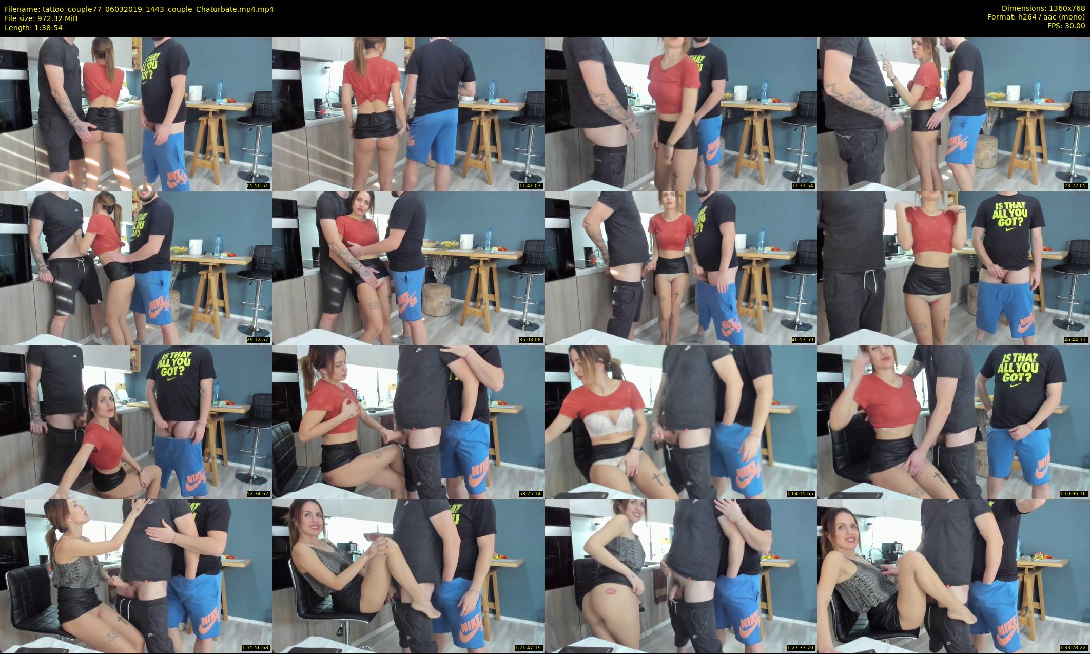 tattoo_couple77 — 99 minute Chaturbate couple cam show recording, 720p, Mar 6, 2019
