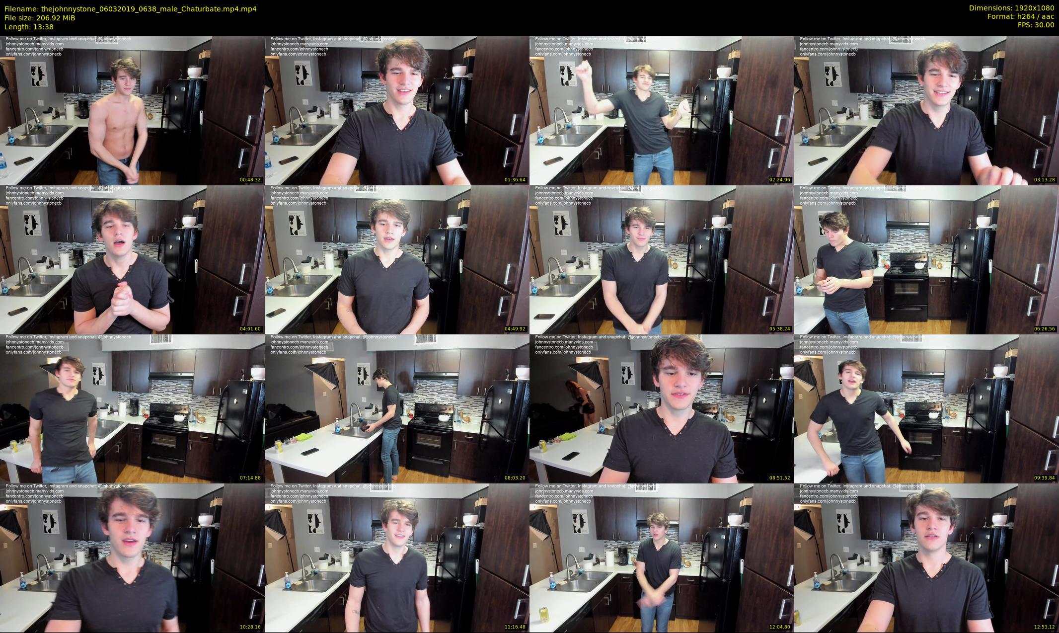 thejohnnystone — 14 minute Chaturbate male cam show recording, 1080p, Mar 6, 2019
