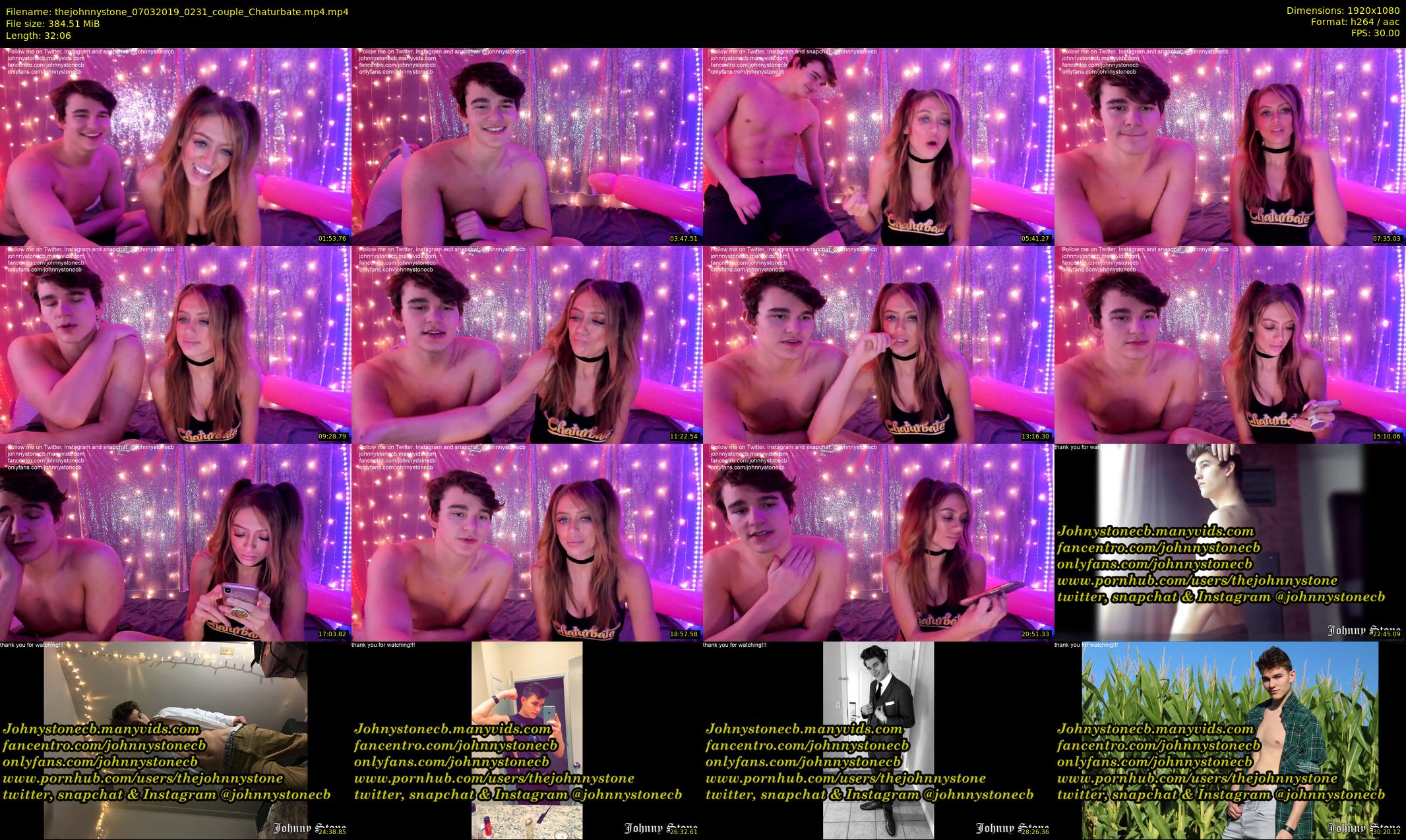 thejohnnystone — 33 minute Chaturbate male cam show recording, 1080p, Mar 7, 2019