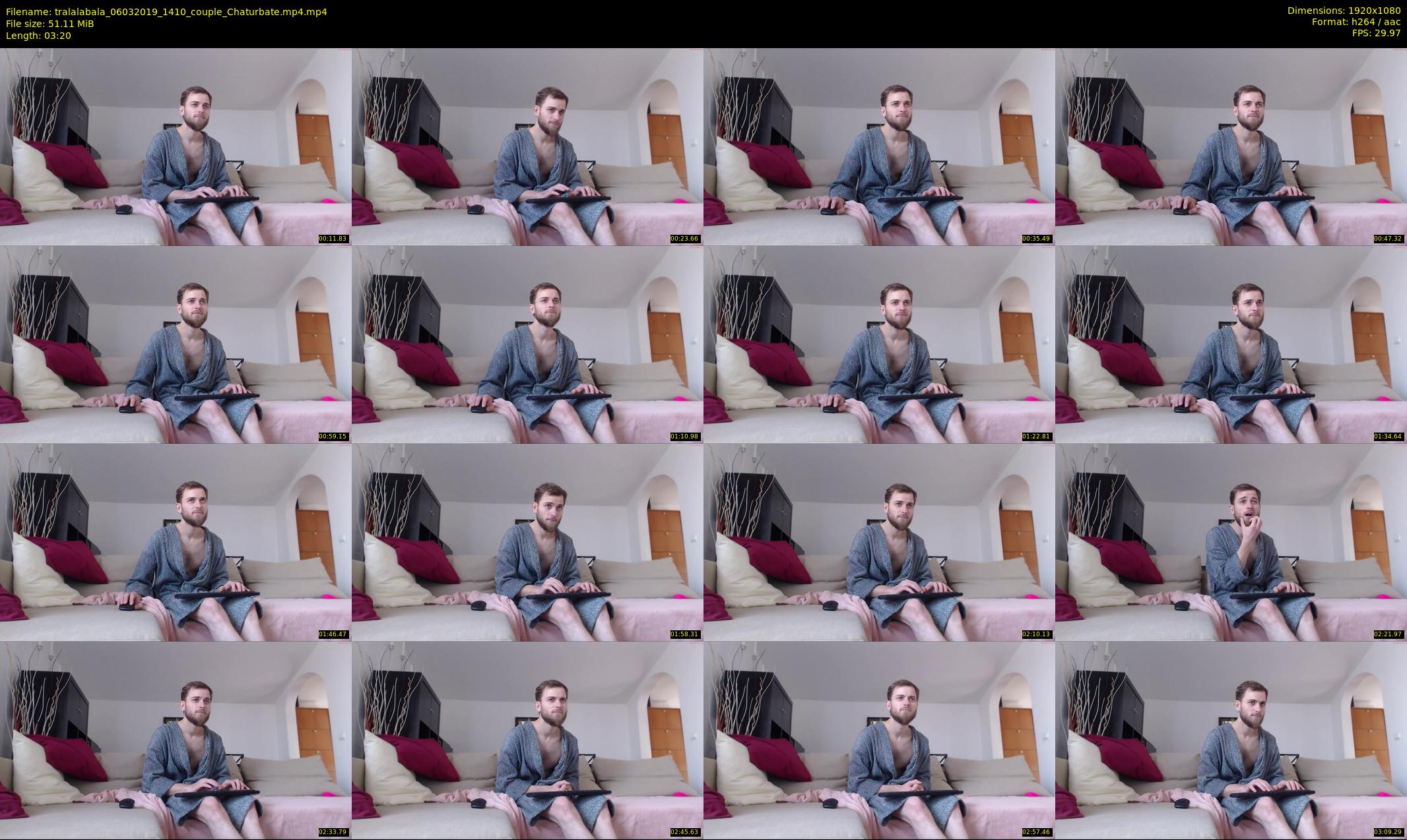 tralalabala — 4 minute Chaturbate male cam show recording, 1080p, Mar 6, 2019