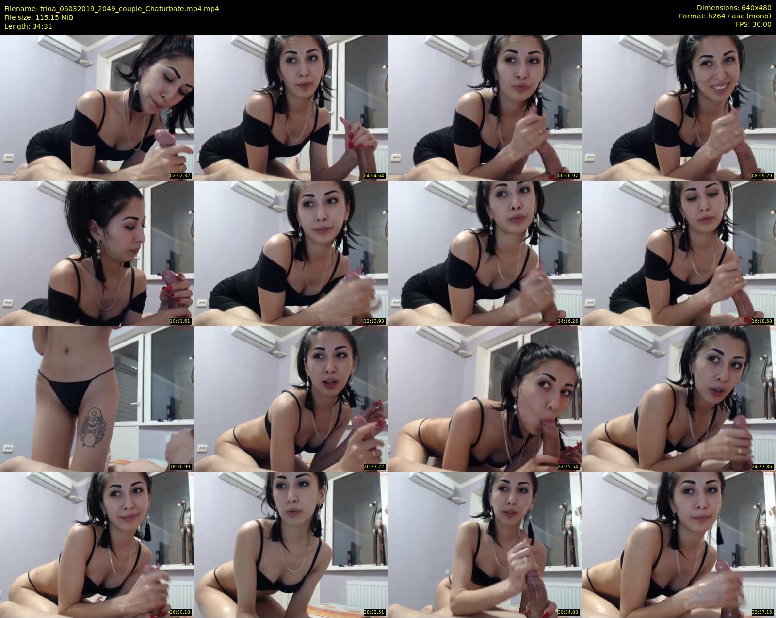 trioa — 35 minute Chaturbate couple cam show recording, 480p, Mar 6, 2019