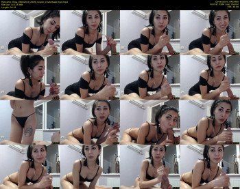 trioa — 35 minute Chaturbate couple cam show recording, 480p, Mar 6, 2019