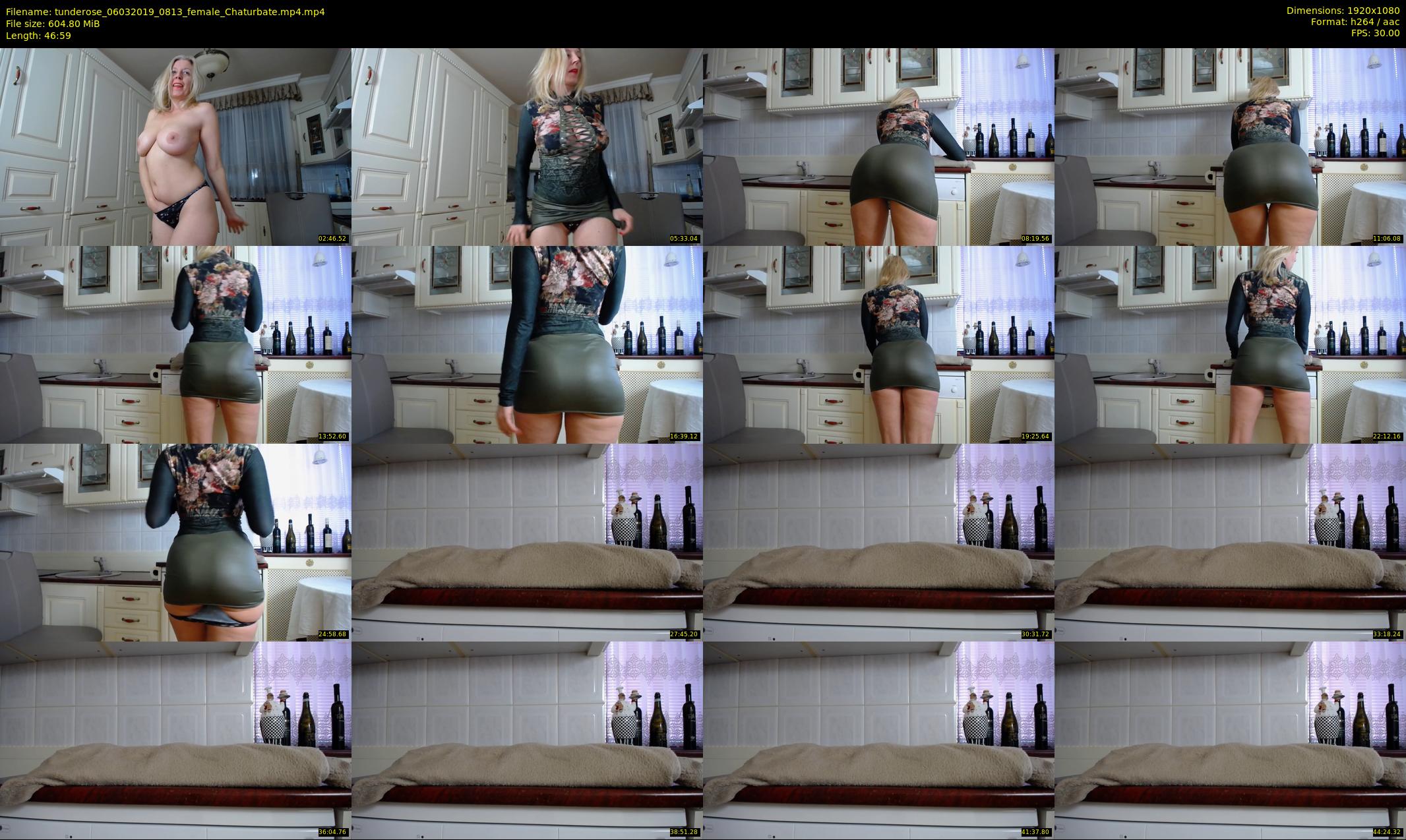 tunderose — 47 minute Chaturbate female cam show recording, 1080p, Mar 6, 2019