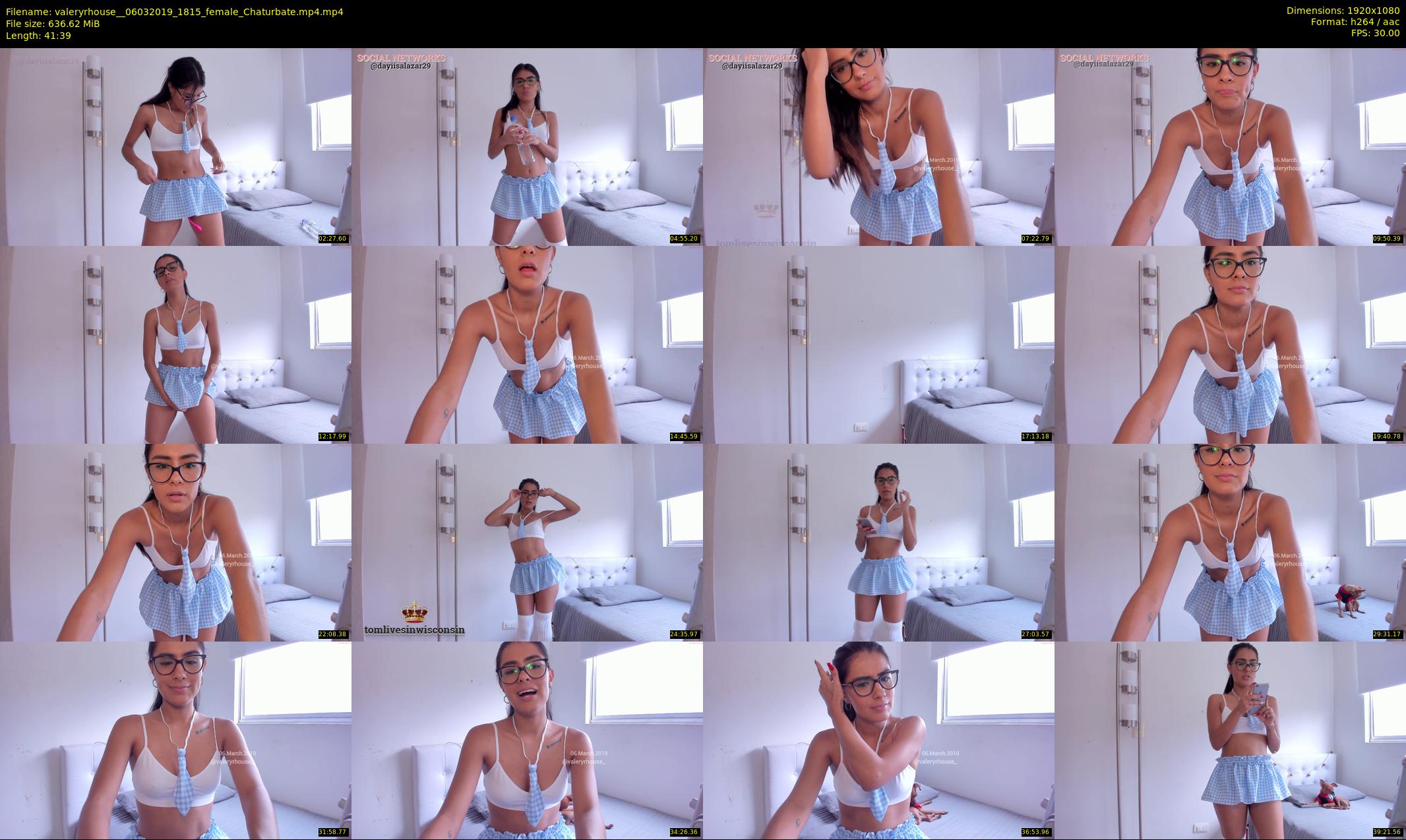 valeryrhouse_ — 42 minute Chaturbate female cam show recording, 1080p, Mar 6, 2019