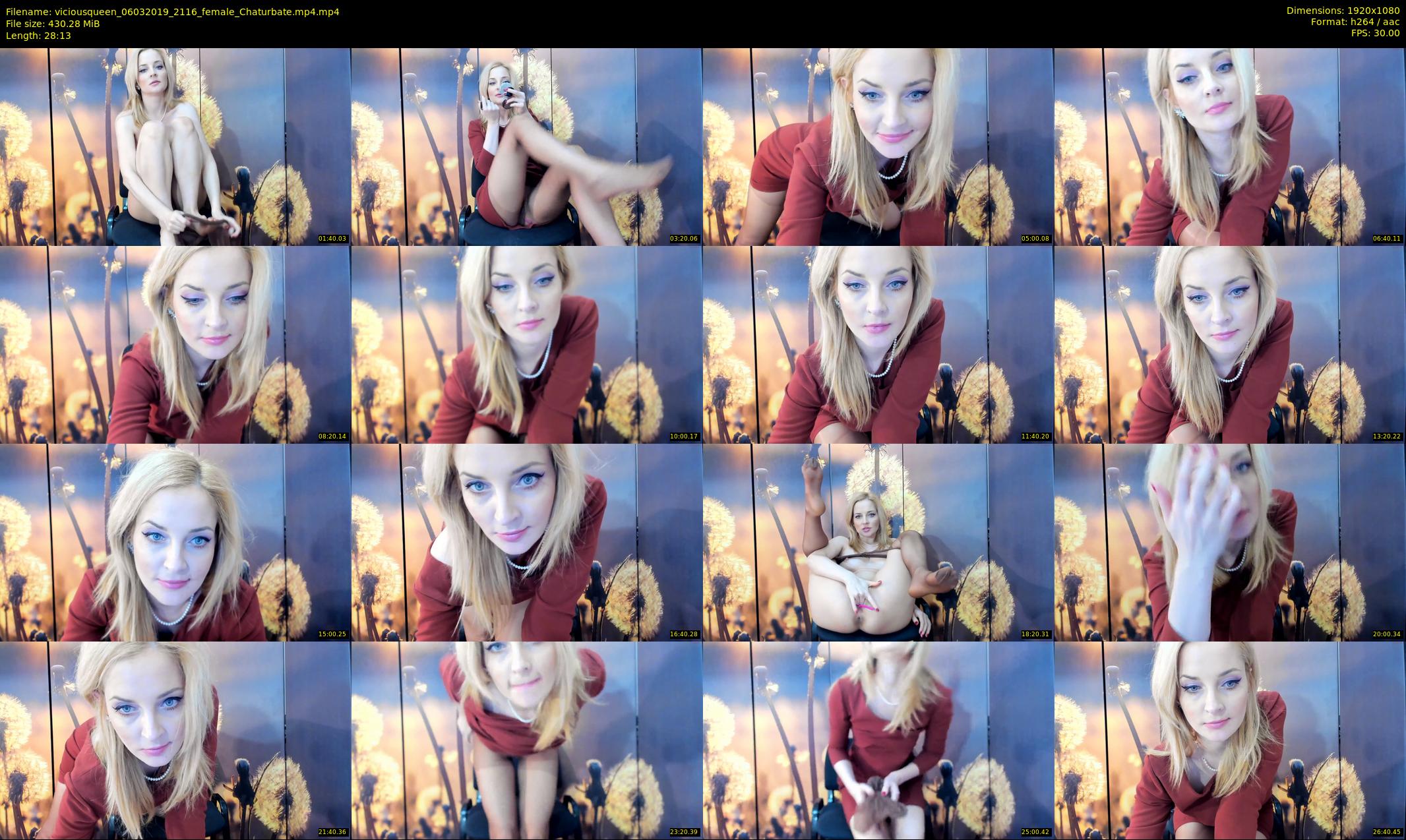 viciousqueen — 29 minute Chaturbate female cam show recording, 1080p, Mar 6, 2019
