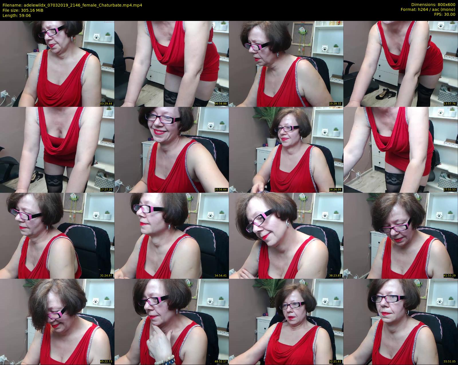 adelewildx — 60 minute Chaturbate female cam show recording, 480p, Mar 7, 2019