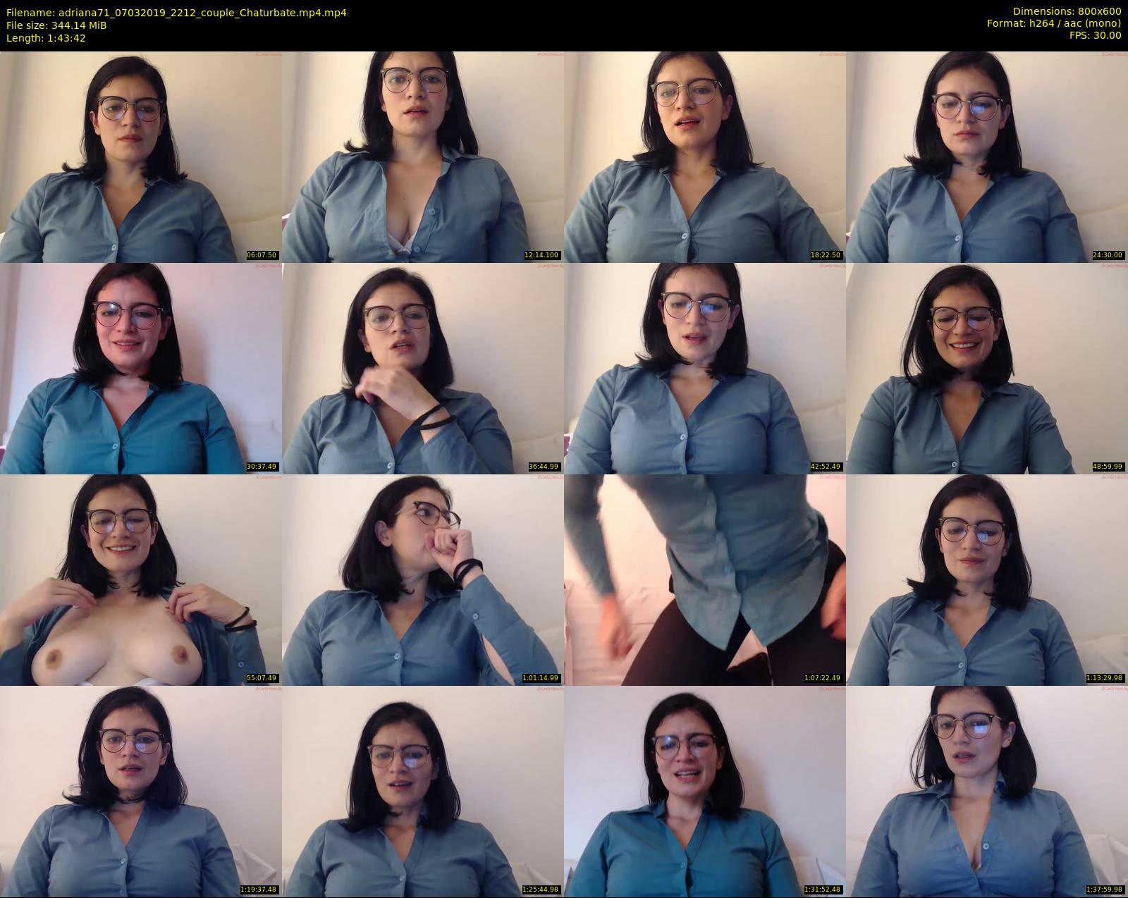 adriana71 — 104 minute Chaturbate couple cam show recording, 480p, Mar 7, 2019