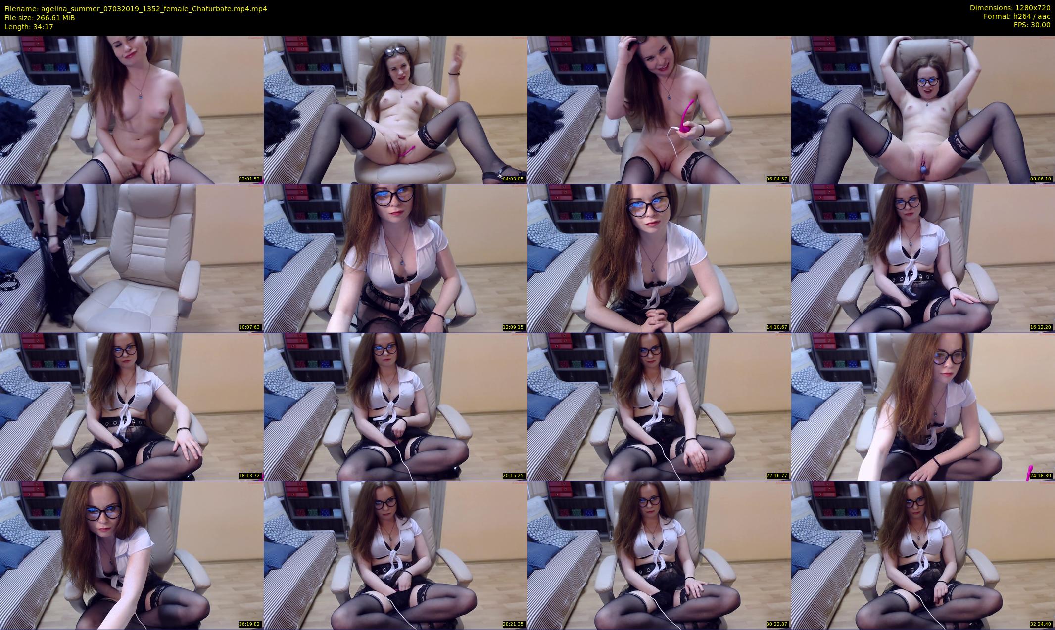 agelina_summer — 35 minute Chaturbate female cam show recording, 720p, Mar 7, 2019