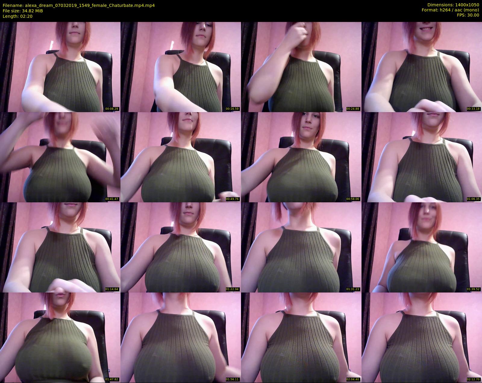 alexa_dream — 3 minute Chaturbate female cam show recording, 720p, Mar 7, 2019