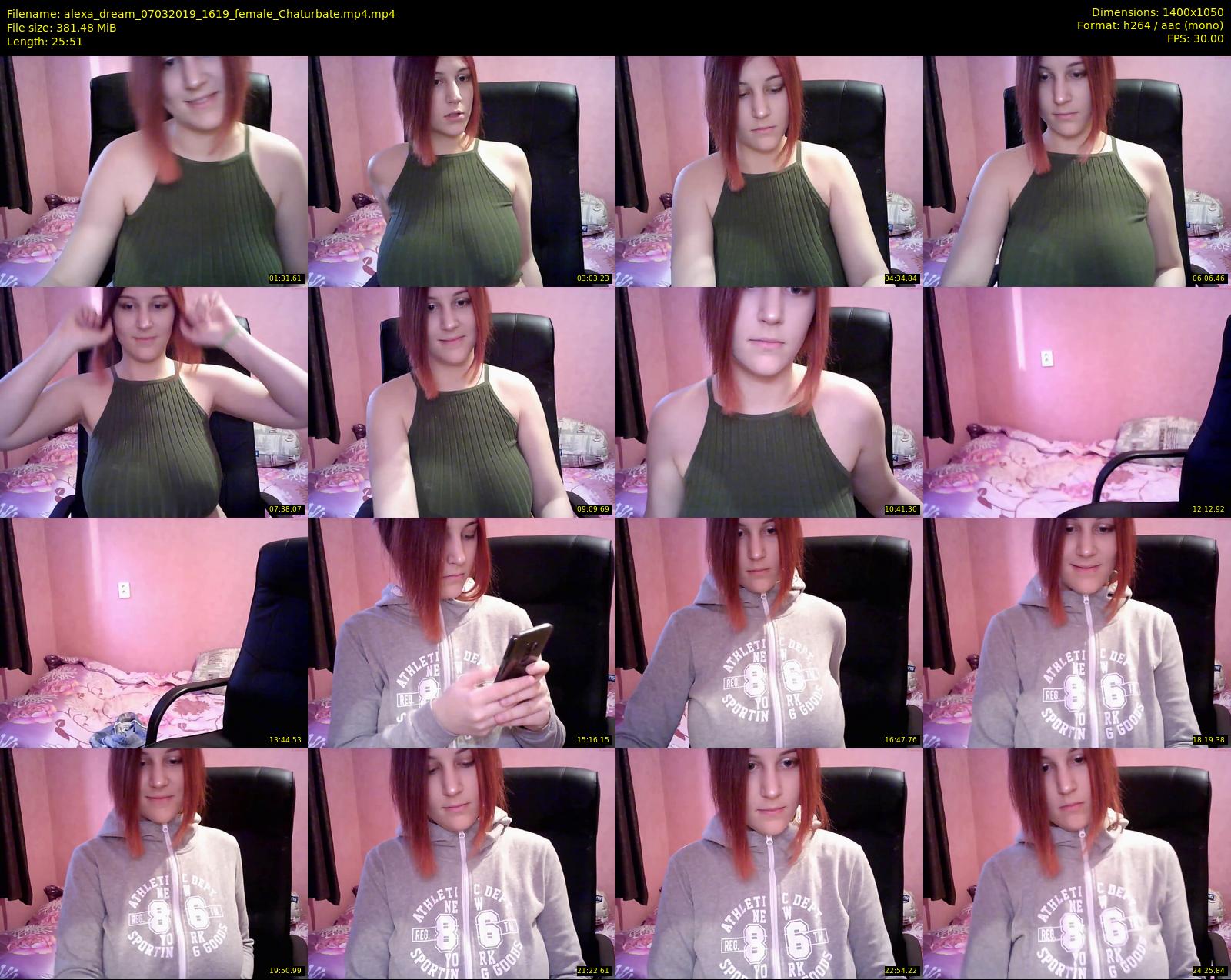alexa_dream — 26 minute Chaturbate female cam show recording, 720p, Mar 7, 2019