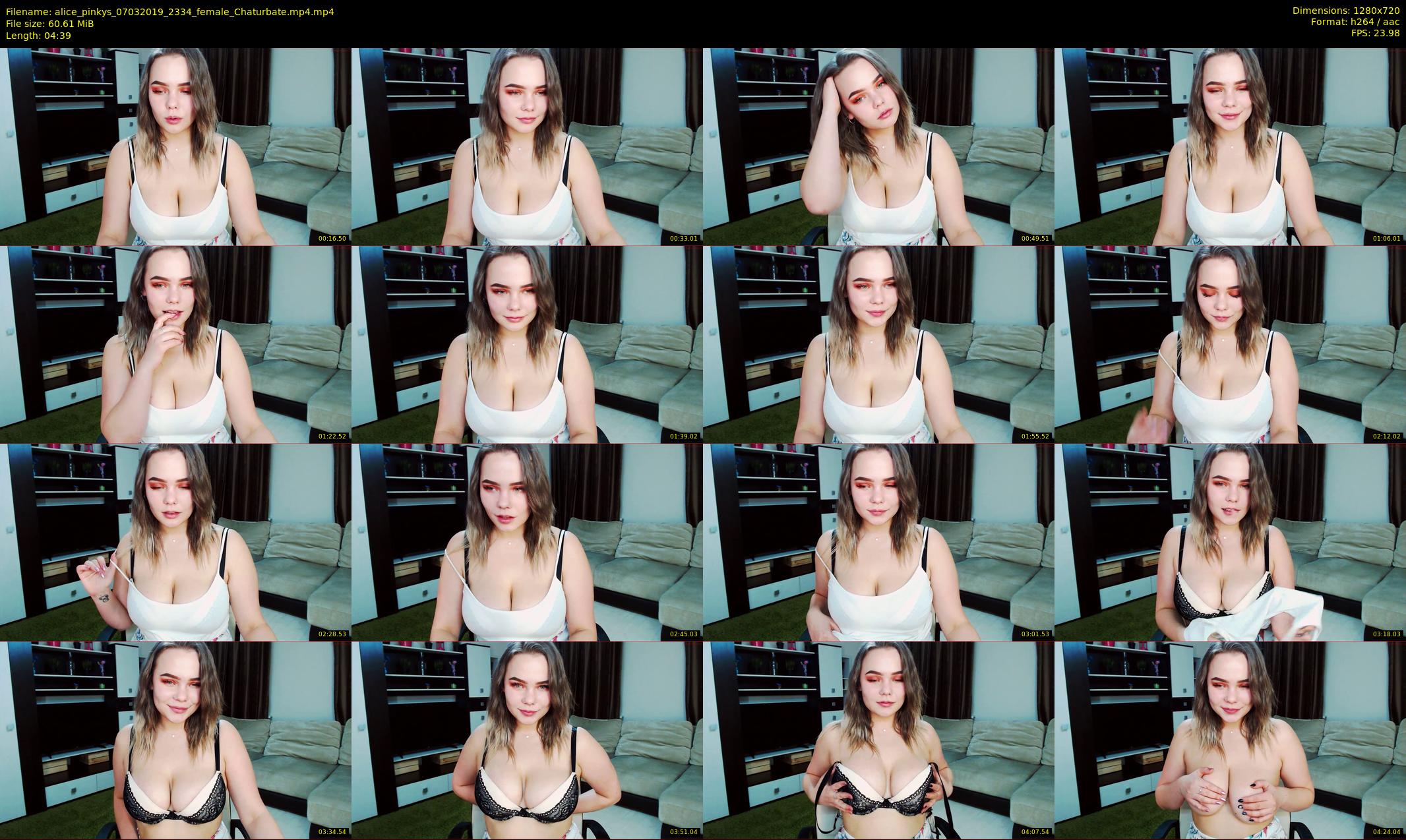 alice_pinkys — 5 minute Chaturbate female cam show recording, 720p, Mar 7, 2019