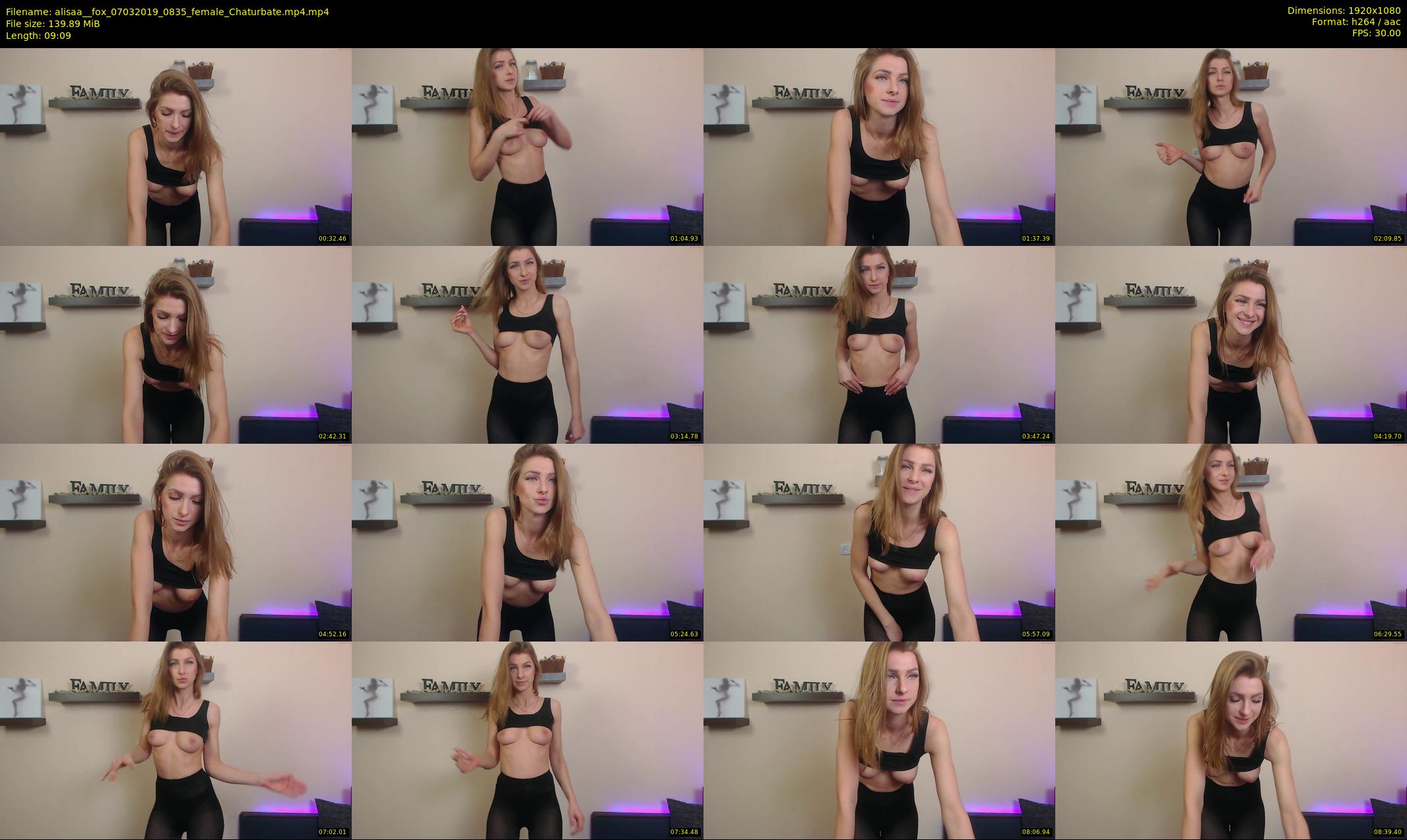 alisaa__fox — 10 minute Chaturbate female cam show recording, 1080p, Mar 7, 2019