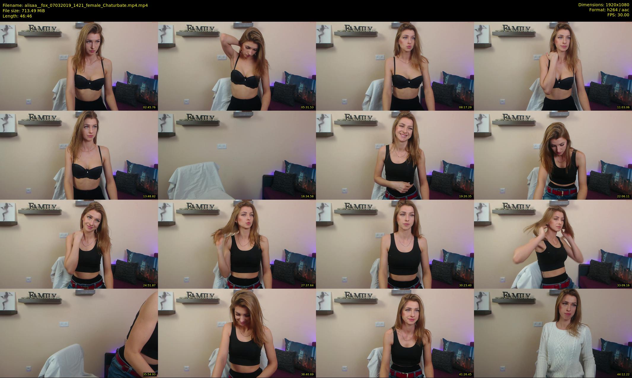 alisaa__fox — 47 minute Chaturbate female cam show recording, 1080p, Mar 7, 2019