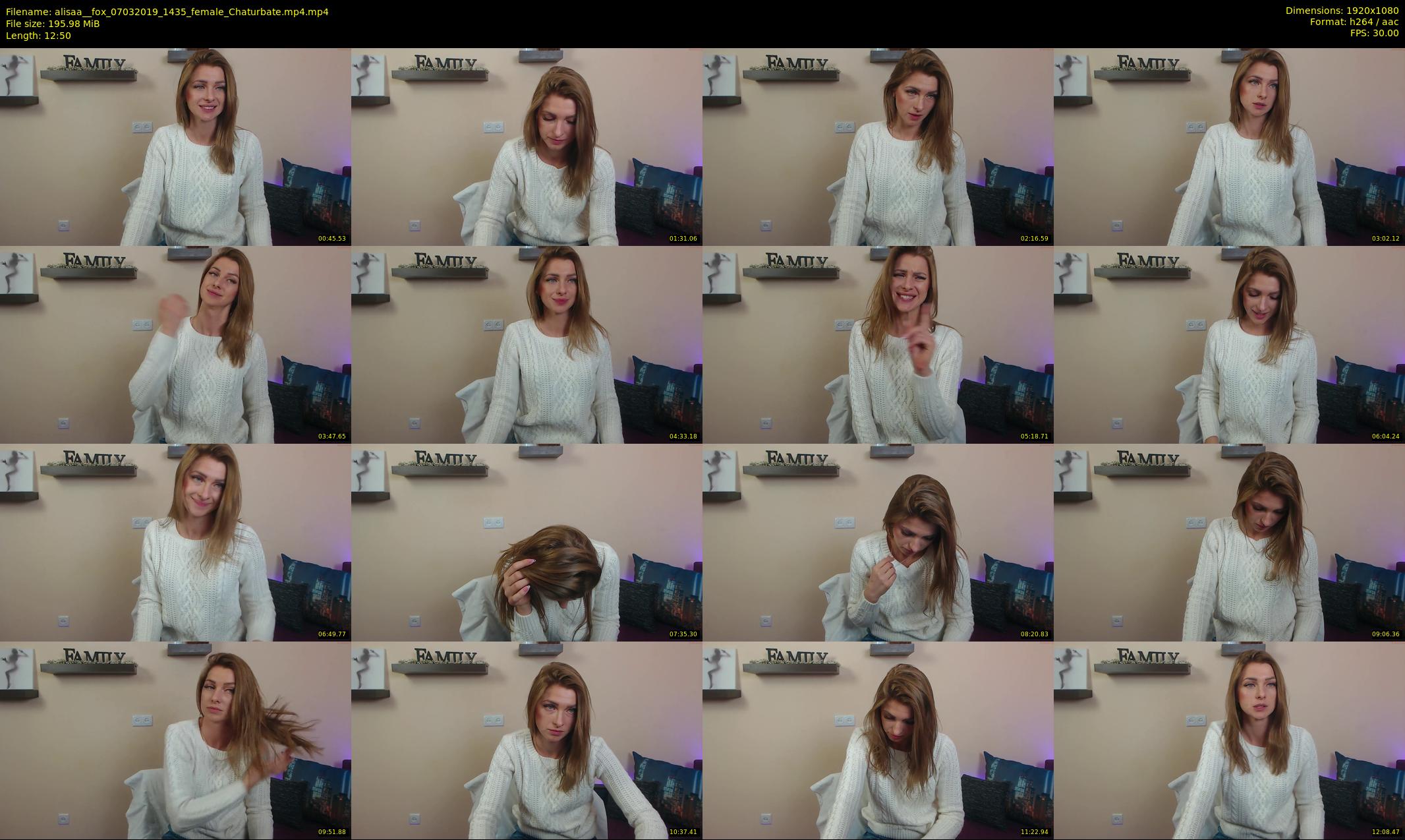 alisaa__fox — 13 minute Chaturbate female cam show recording, 1080p, Mar 7, 2019