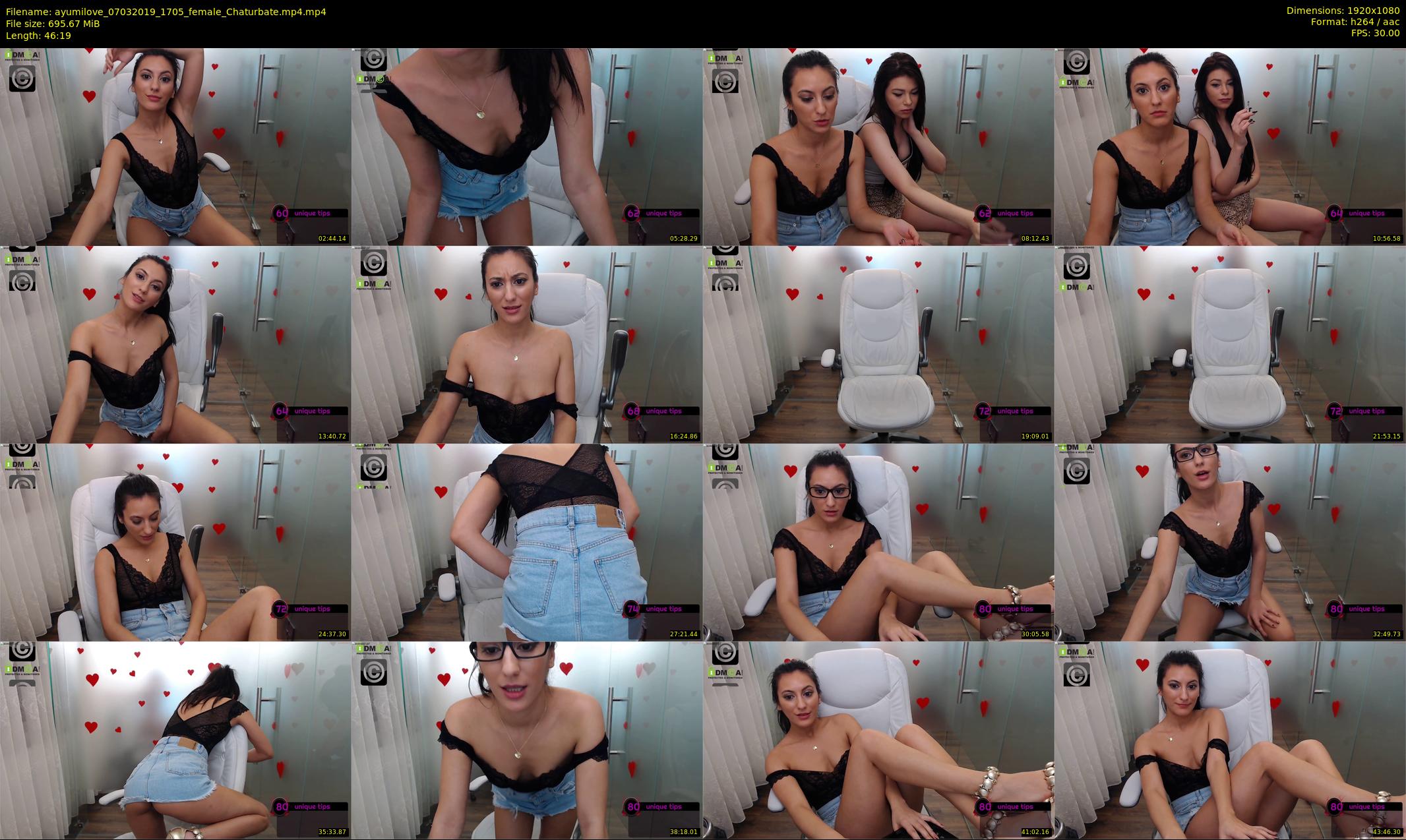 ayumilove — 47 minute Chaturbate female cam show recording, 1080p, Mar 7, 2019