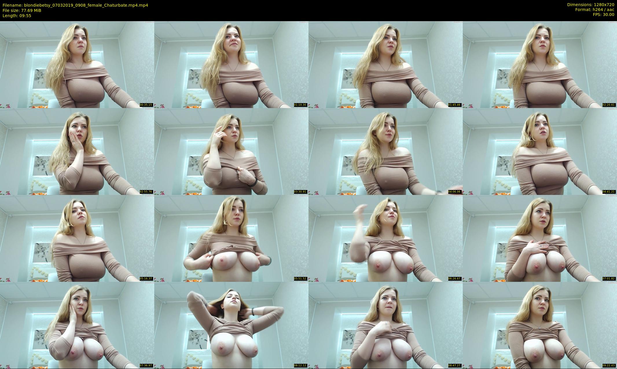 blondiebetsy — 10 minute Chaturbate female cam show recording, 720p, Mar 7, 2019