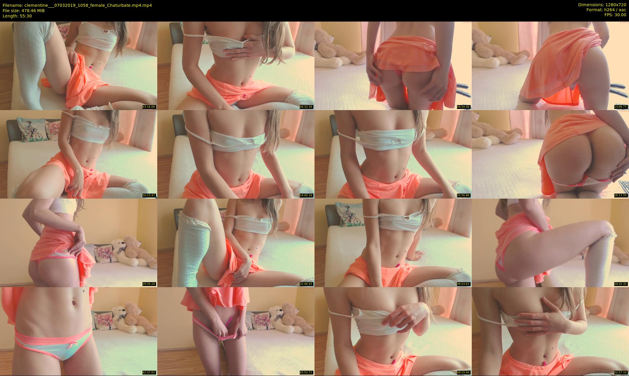 clementine__ — 56 minute Chaturbate female cam show recording, 720p, Mar 7, 2019